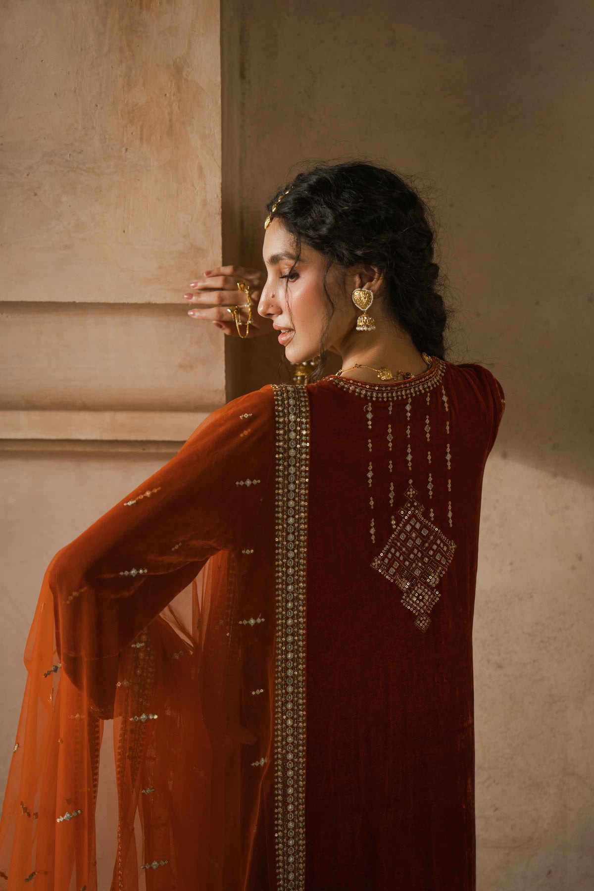 3 PIECE - EMBROIDERED SUIT - ST3PE-LUXE26WV1-21