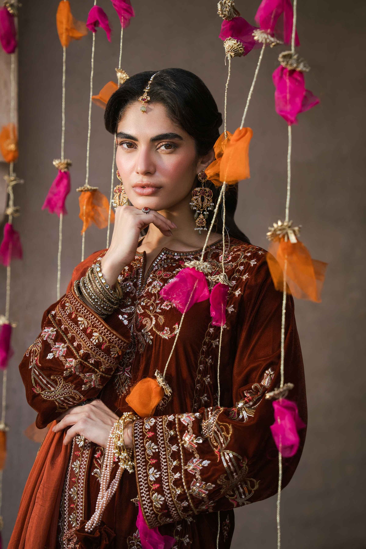 3 PIECE - EMBROIDERED SUIT - ST3PE-LUXE26WV1-43