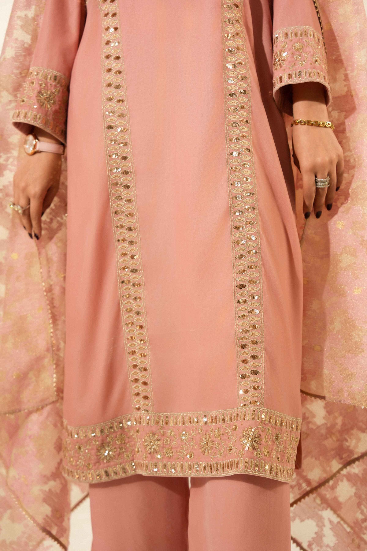 3 Piece - Embroidered Suit - ST3PE-LUXE26WV1-55