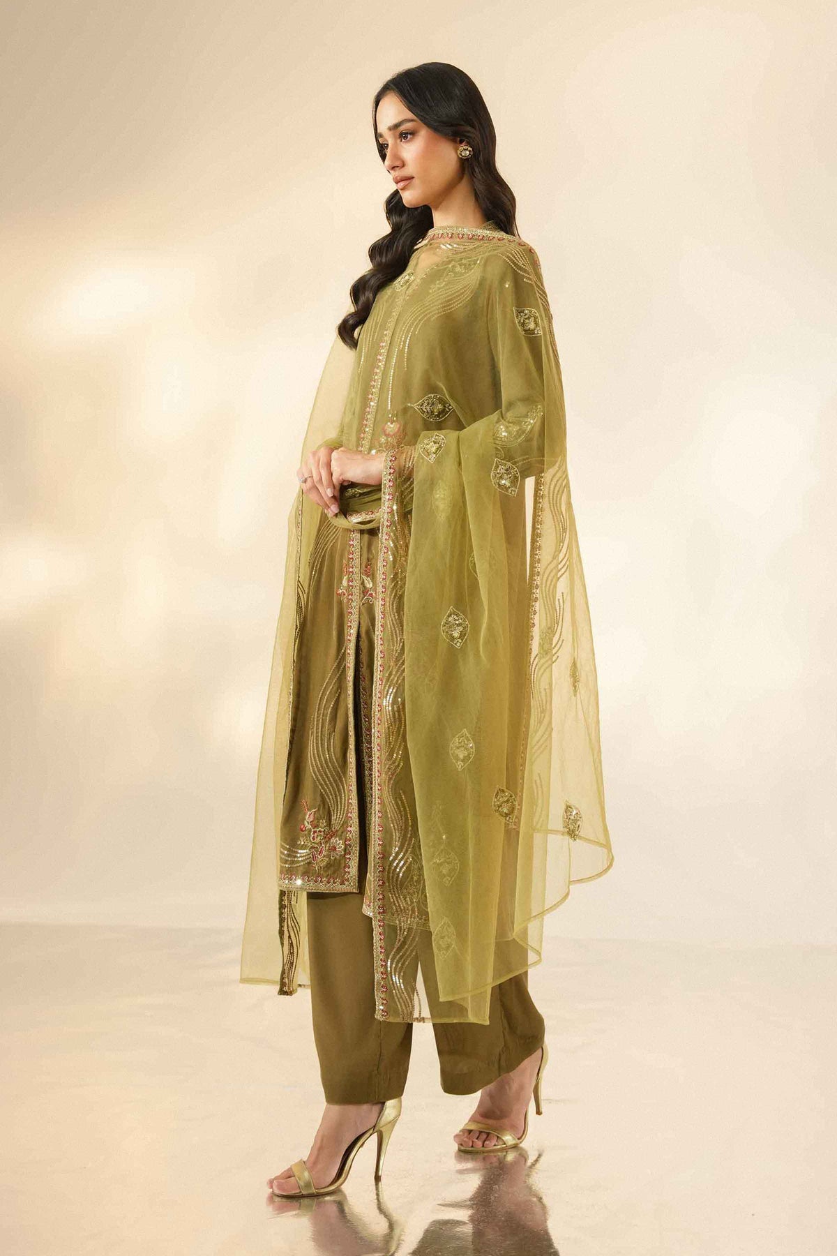 3 Piece - Embroidered Suit - ST3PE-LUXE26WV1-56  for Women - Pret Collection | Nishat | Shop Online