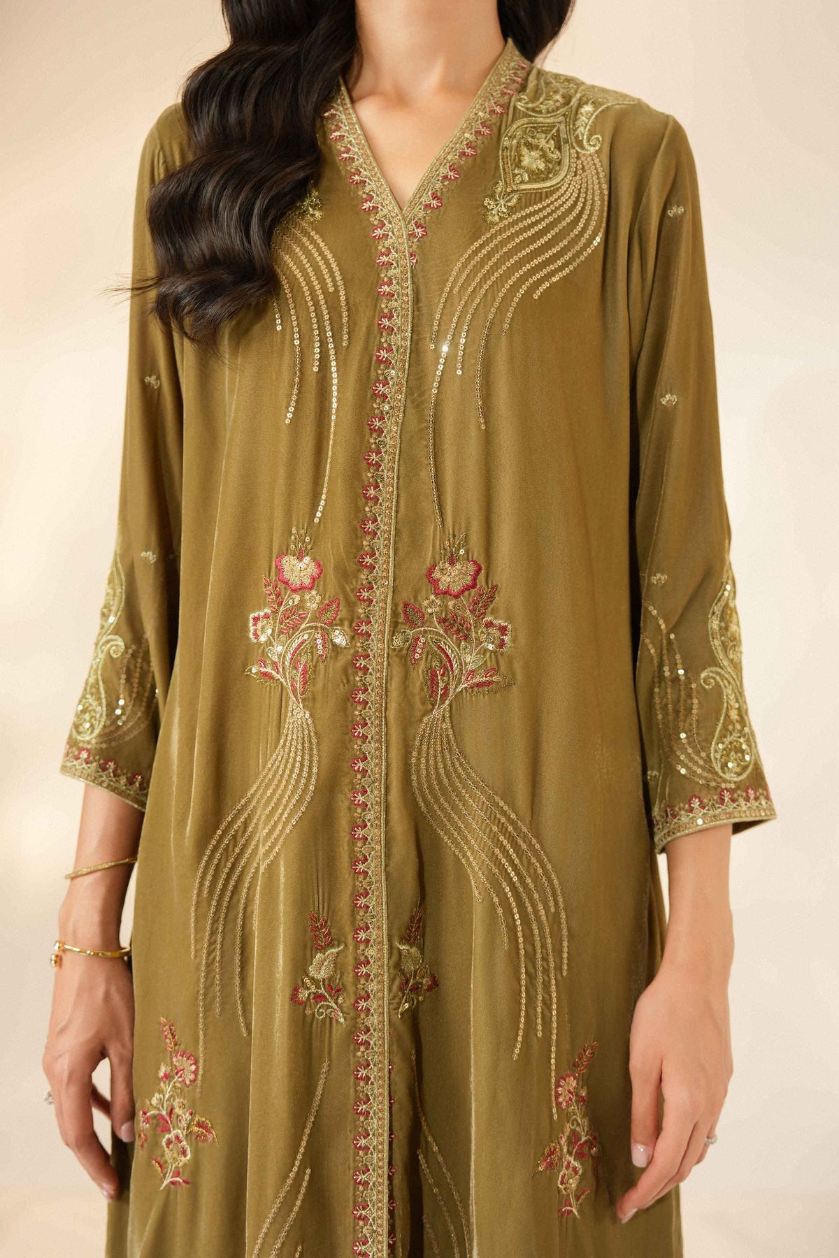 3 Piece - Embroidered Suit - ST3PE-LUXE26WV1-56  for Women - Pret Collection | Nishat | Shop Online