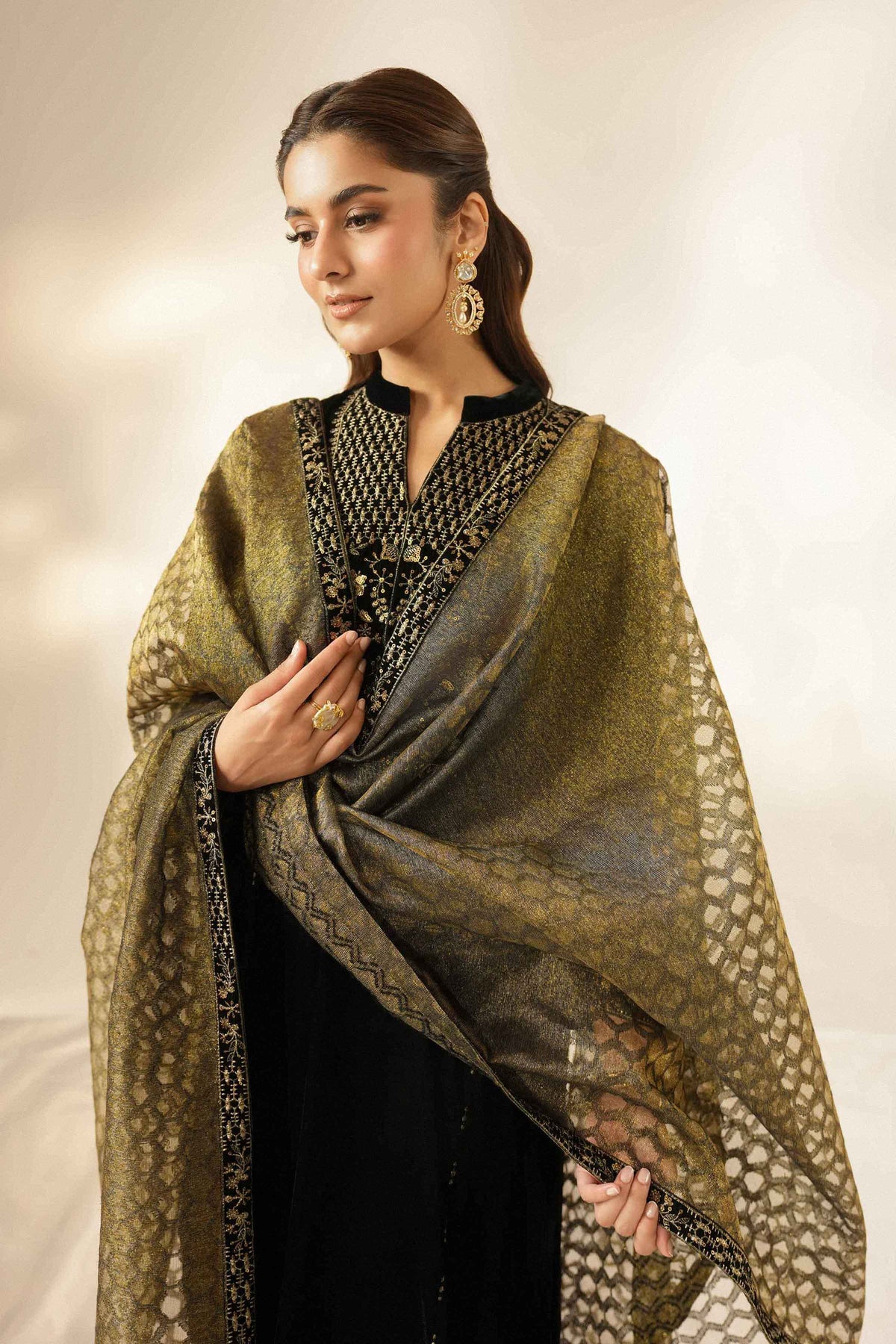 3 Piece - Embroidered Suit - ST3PE-LUXE26WV1-57 for Women - Pret Collection | Nishat | Shop Online 