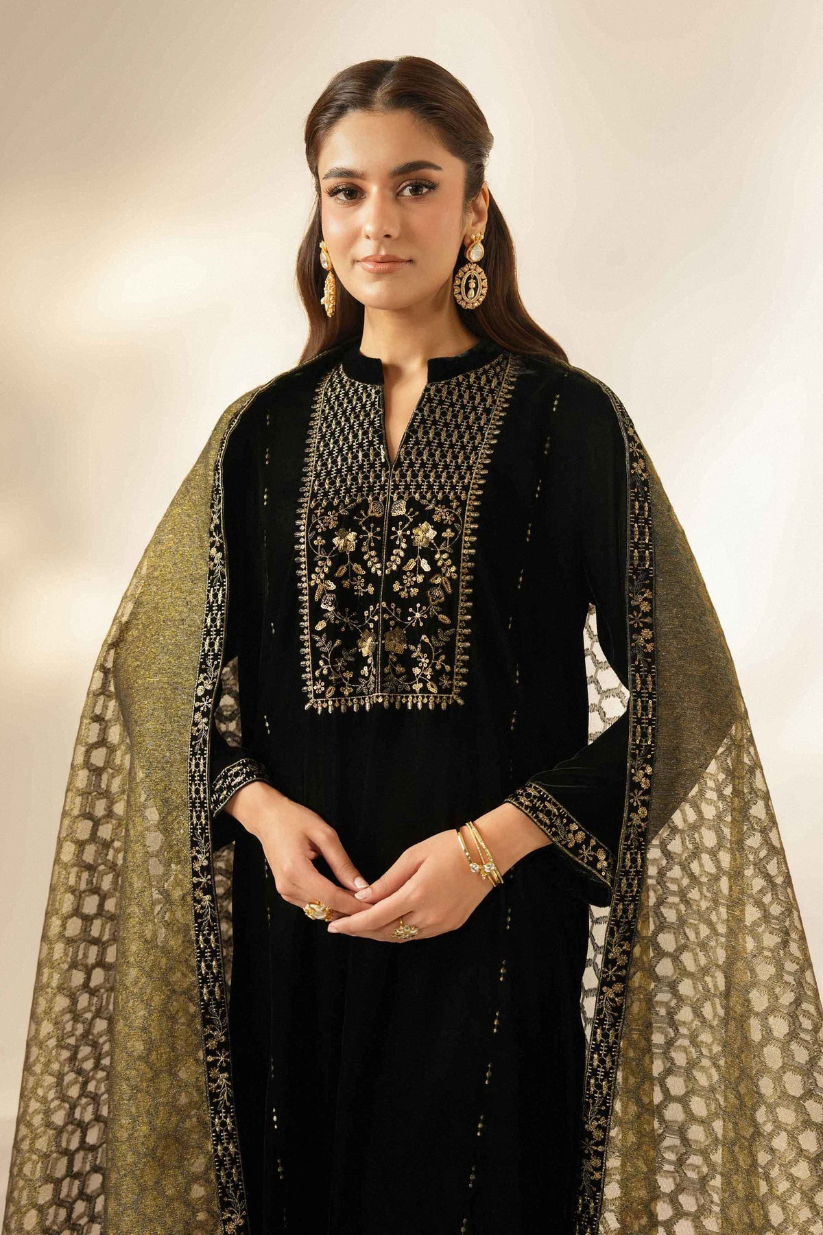 3 Piece - Embroidered Suit - ST3PE-LUXE26WV1-57 for Women - Pret Collection | Nishat | Shop Online 