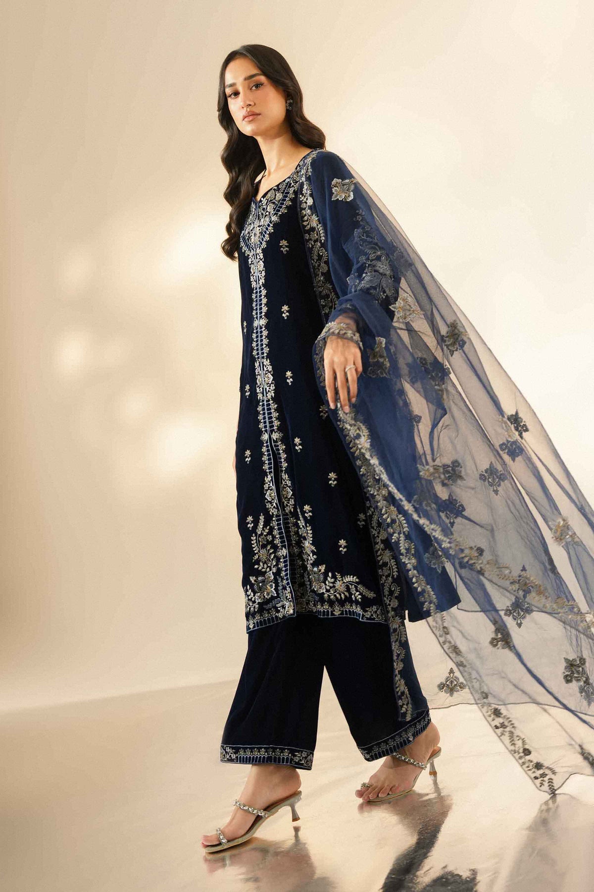 3 Piece - Embroidered Suit - ST3PE-LUXE26WV1-8 for Women - Pret Collection | Nishat | Shop Online 