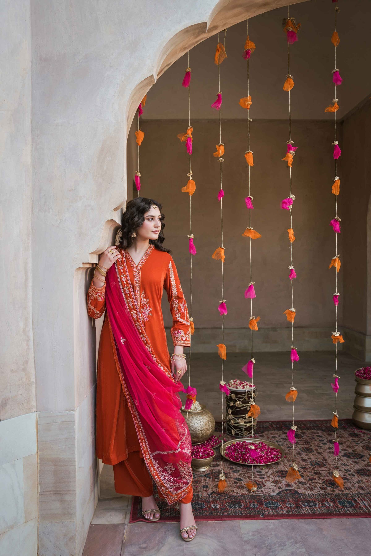 3 Piece - Embroidered Suit - ST3PE-LUXE26WV1-9  for Women - Pret Collection | Nishat | Shop Online
