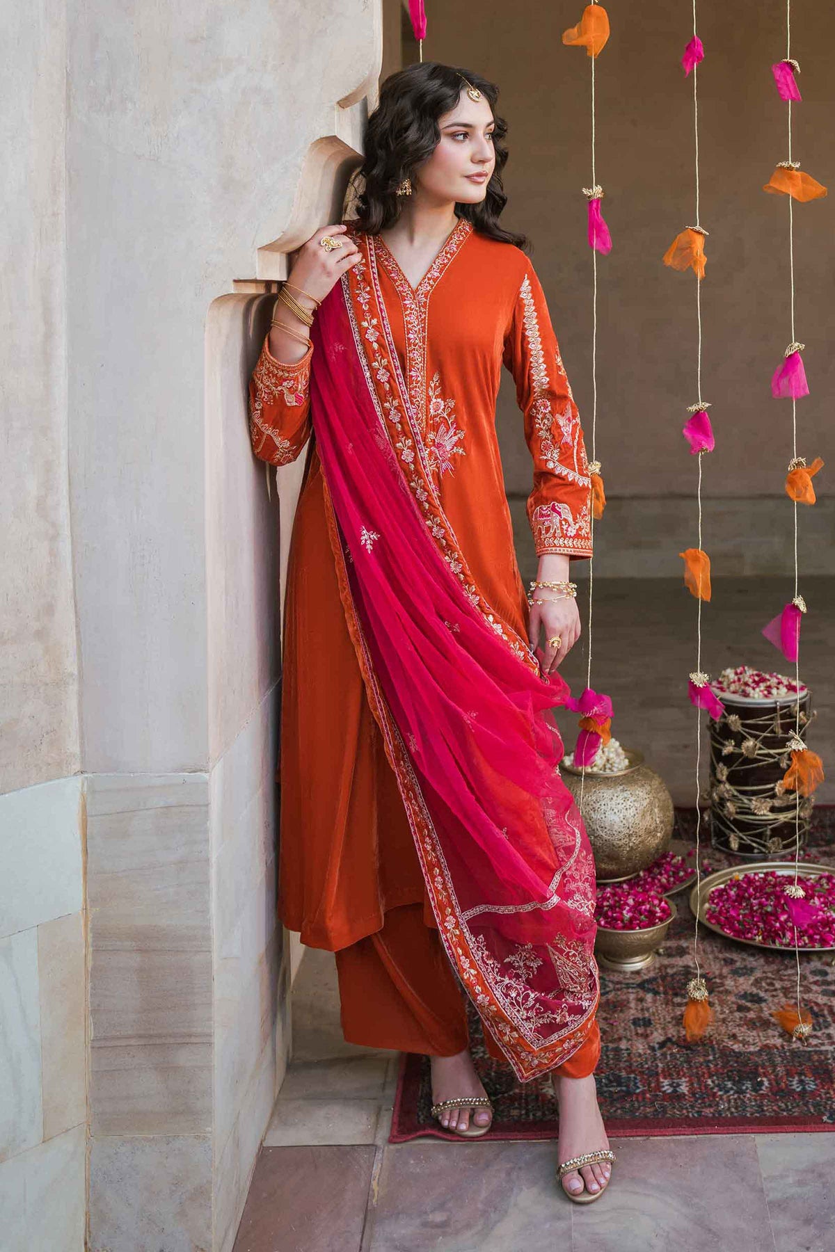 3 Piece - Embroidered Suit - ST3PE-LUXE26WV1-9