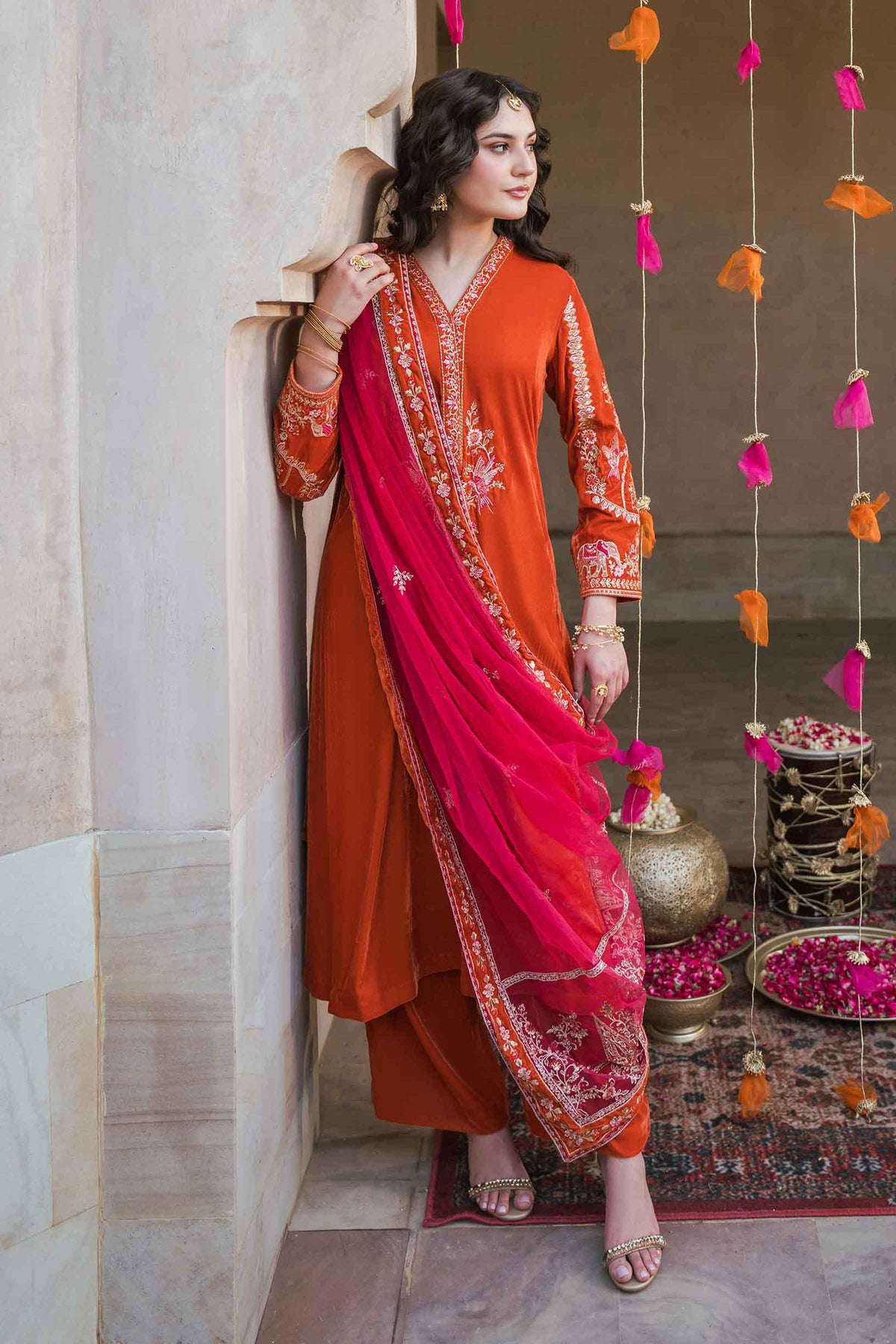 3 Piece - Embroidered Suit - ST3PE-LUXE26WV1-9