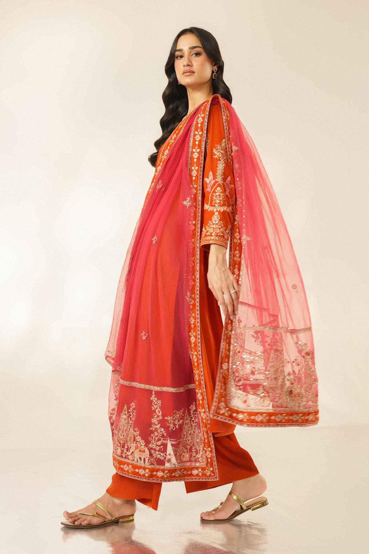 3 Piece - Embroidered Suit - ST3PE-LUXE26WV1-9 for Women - Pret Collection | Nishat | Shop Online 