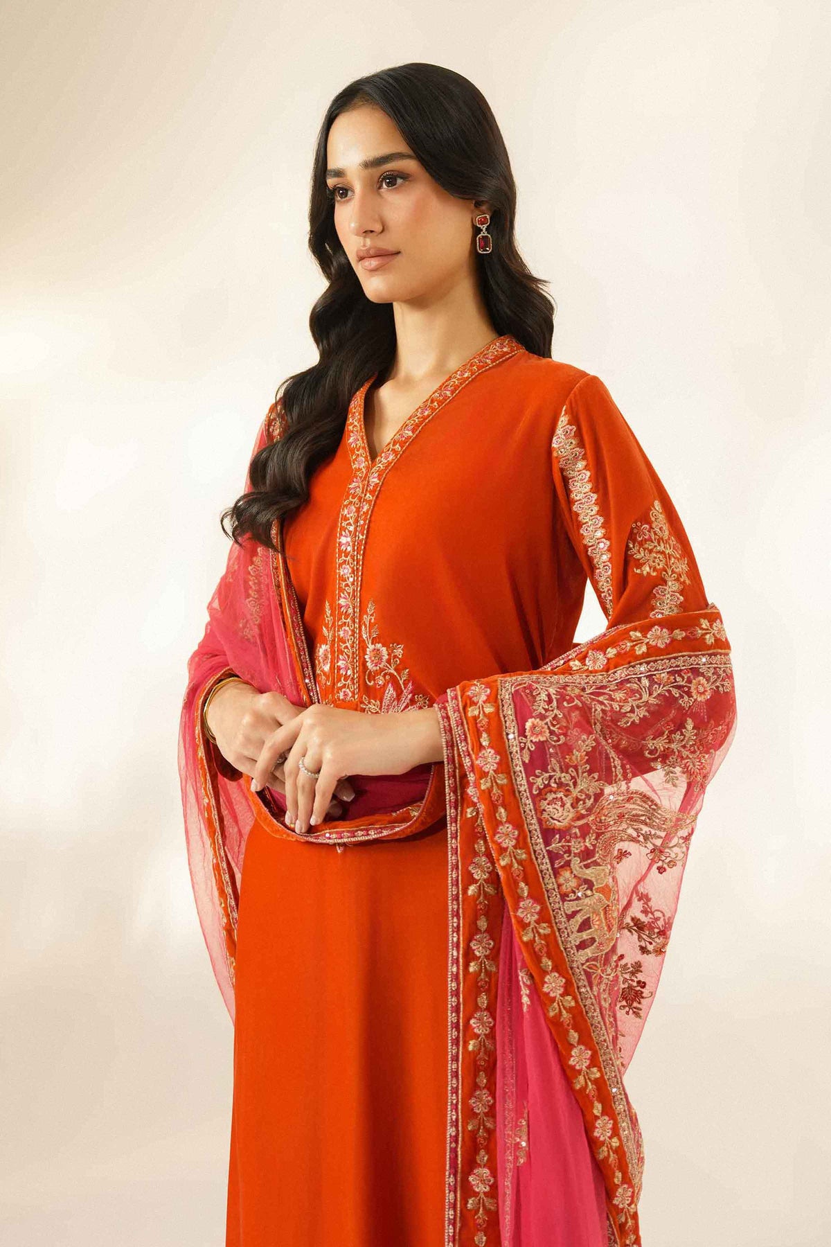 3 Piece - Embroidered Suit - ST3PE-LUXE26WV1-9 for Women - Pret Collection | Nishat | Shop Online 
