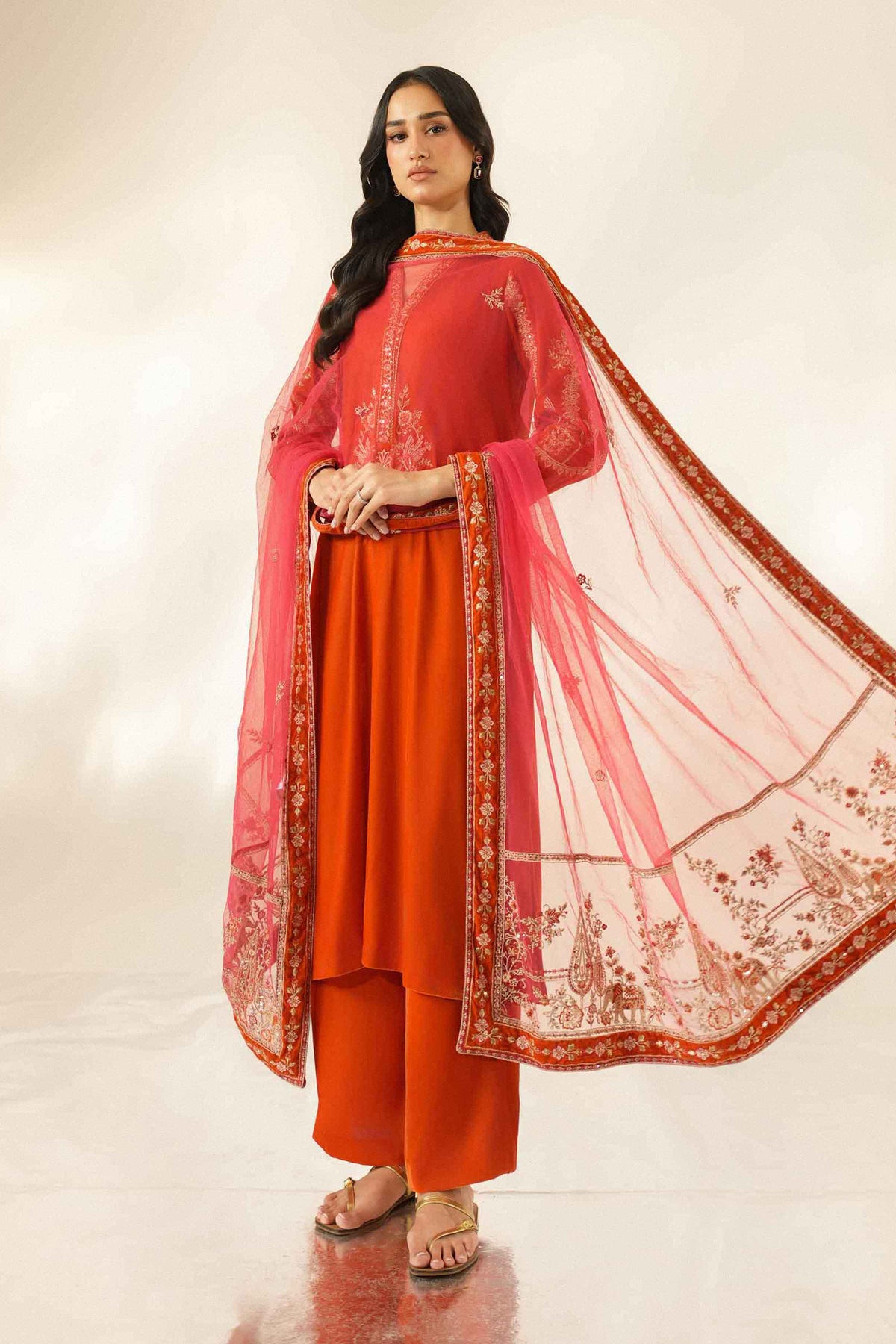 3 Piece - Embroidered Suit - ST3PE-LUXE26WV1-9 for Women - Pret Collection | Nishat | Shop Online 