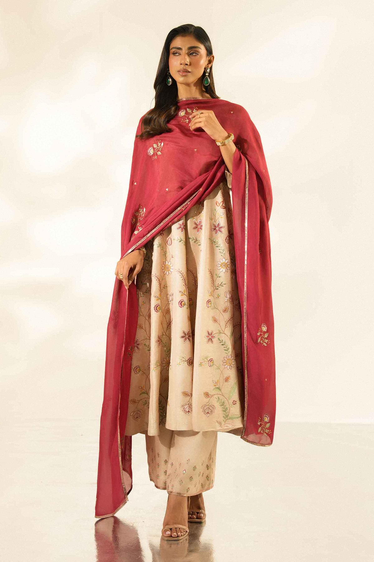 3 Piece - Embroidered Suit - ST3PE-LUXE26WV2-36 for Women -  Luxury Pret Collection | Nishat | Shop Online 