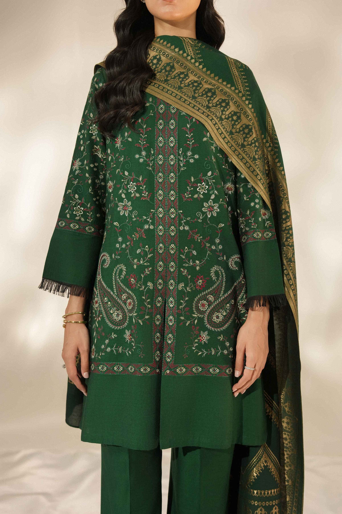 3 Piece - Embroidered Suit - ST3PE-LUXE26WV2-44  for Women - Pret Collection | Nishat | Shop Online