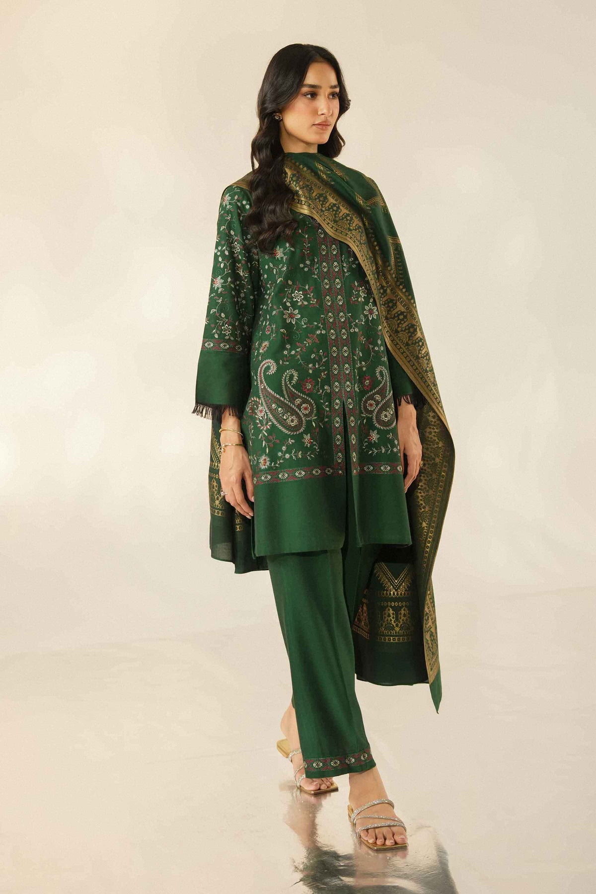 3 Piece - Embroidered Suit - ST3PE-LUXE26WV2-44  for Women - Pret Collection | Nishat | Shop Online