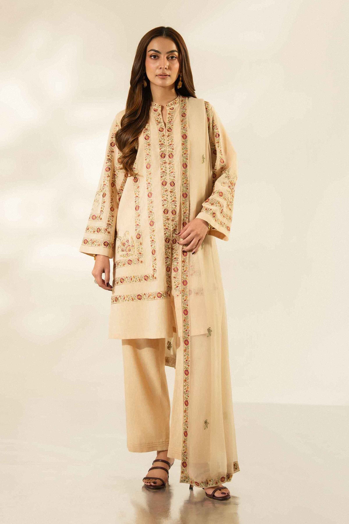 3 Piece - Embroidered Suit - ST3PE-LUXE26WV3-51