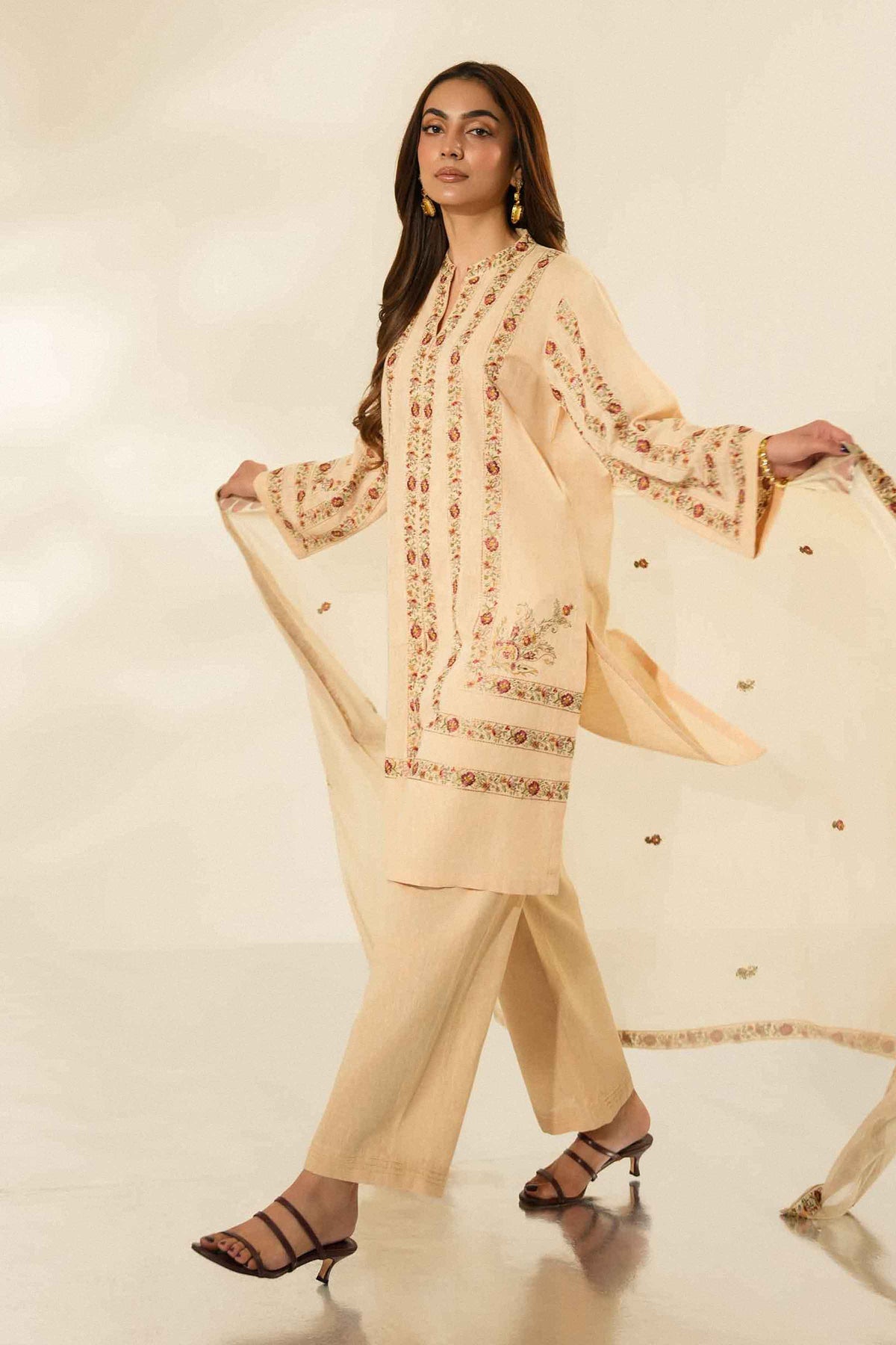 3 Piece - Embroidered Suit - ST3PE-LUXE26WV3-51