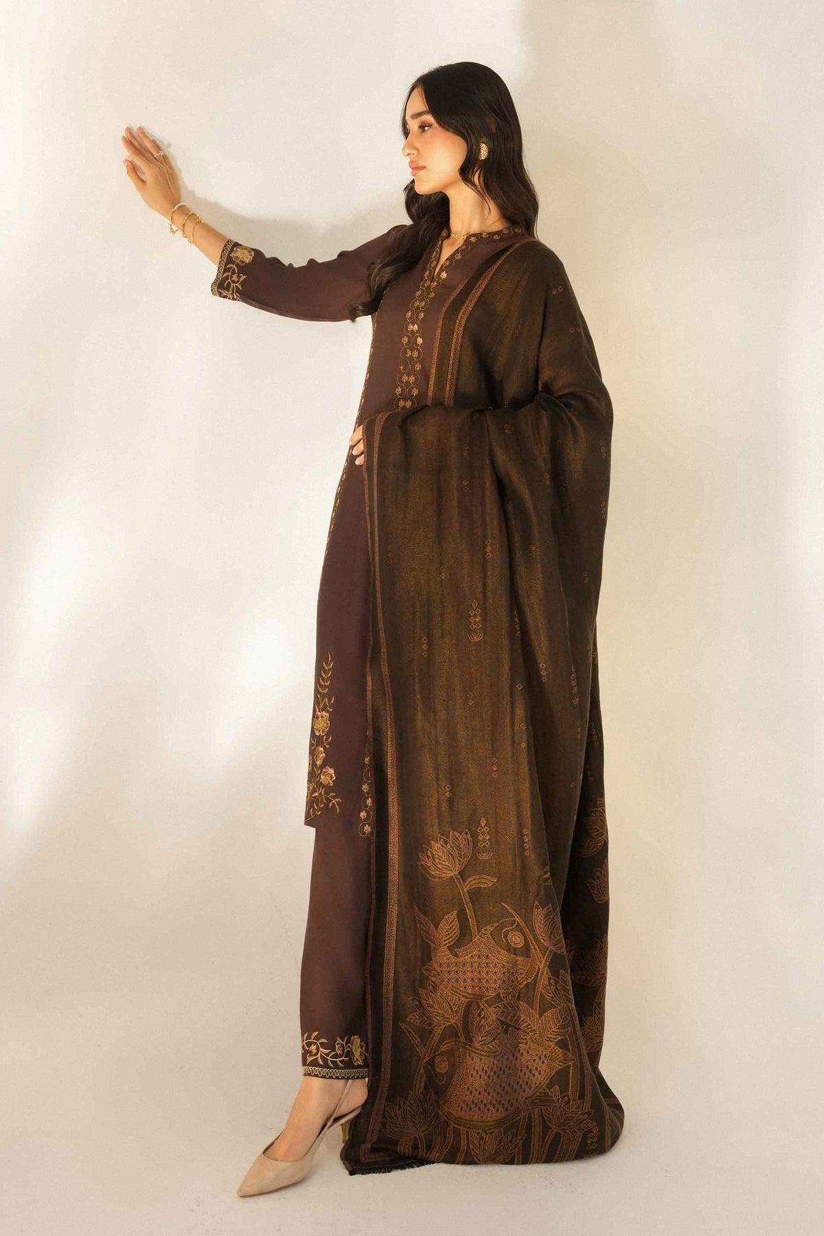 3 Piece - Embroidered Suit - ST3PE-LUXE26WV3-89