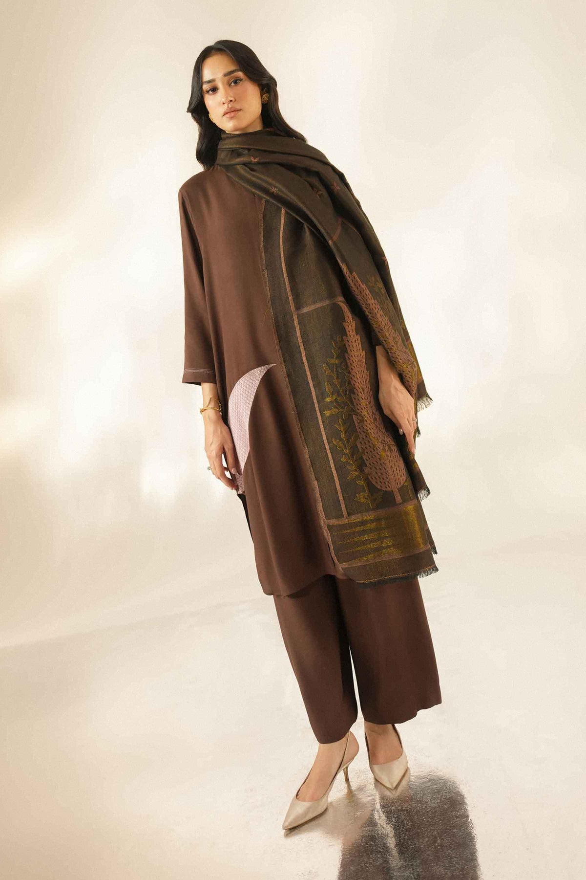 3 Piece - Embroidered Suit - ST3PE-LUXE26WV3-90  for Women - Pret Collection | Nishat | Shop Online