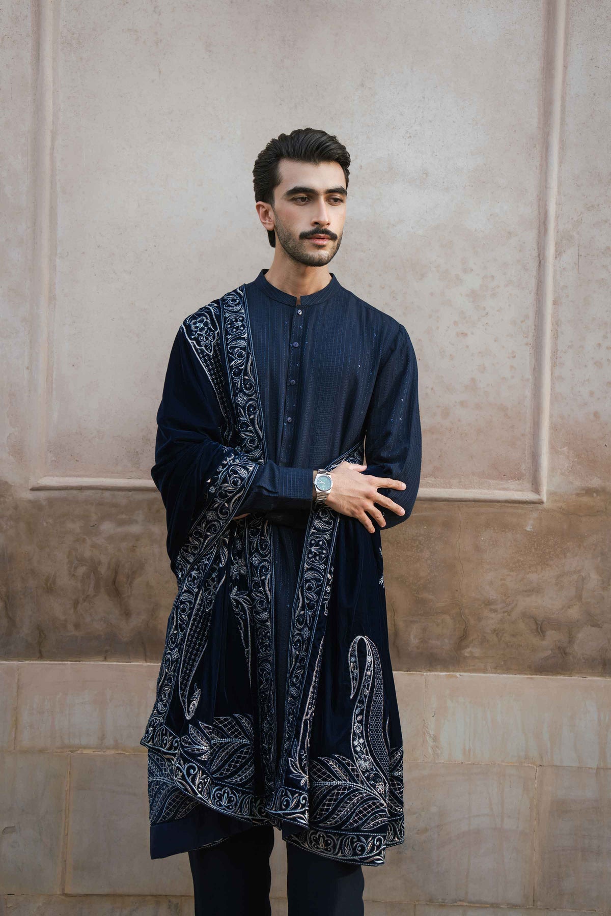 Embroidered Shawl - ST3PE-NAQ26WV1-9 A  for Women - Pret Collection | Nishat | Shop Online