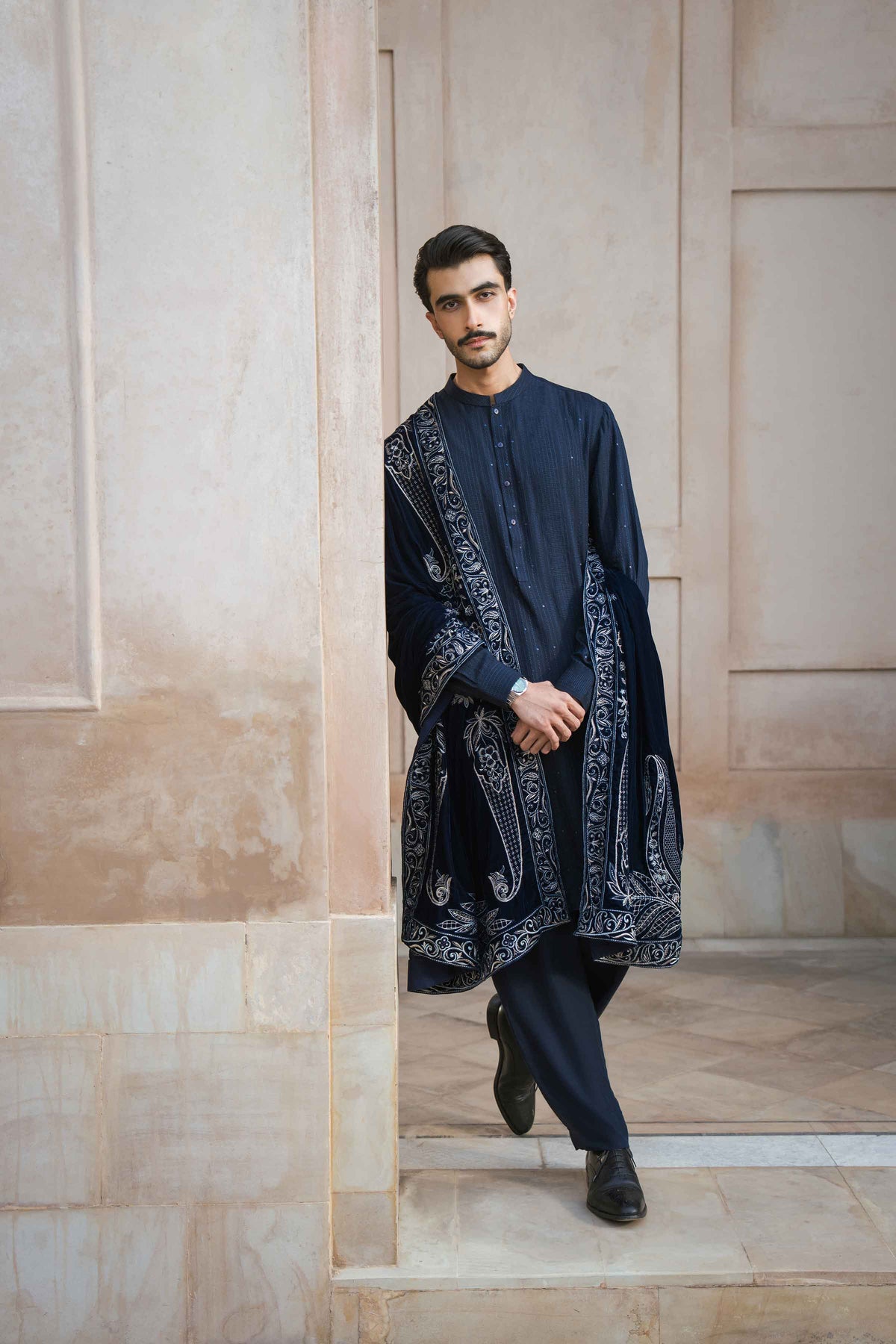 Embroidered Shawl - ST3PE-NAQ26WV1-9 A  for Women - Pret Collection | Nishat | Shop Online
