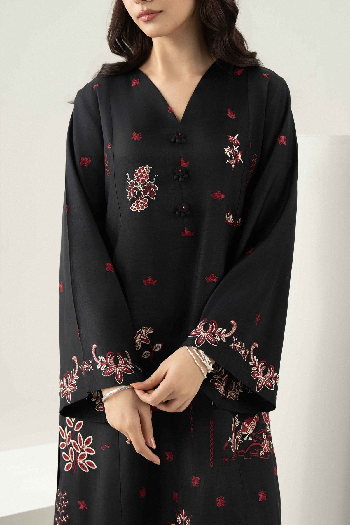 3 PIECE - PRINTED EMBROIDERED SUIT - ST3PE-PRET26WV1-12 for Women - Pret Collection | Nishat | Shop Online