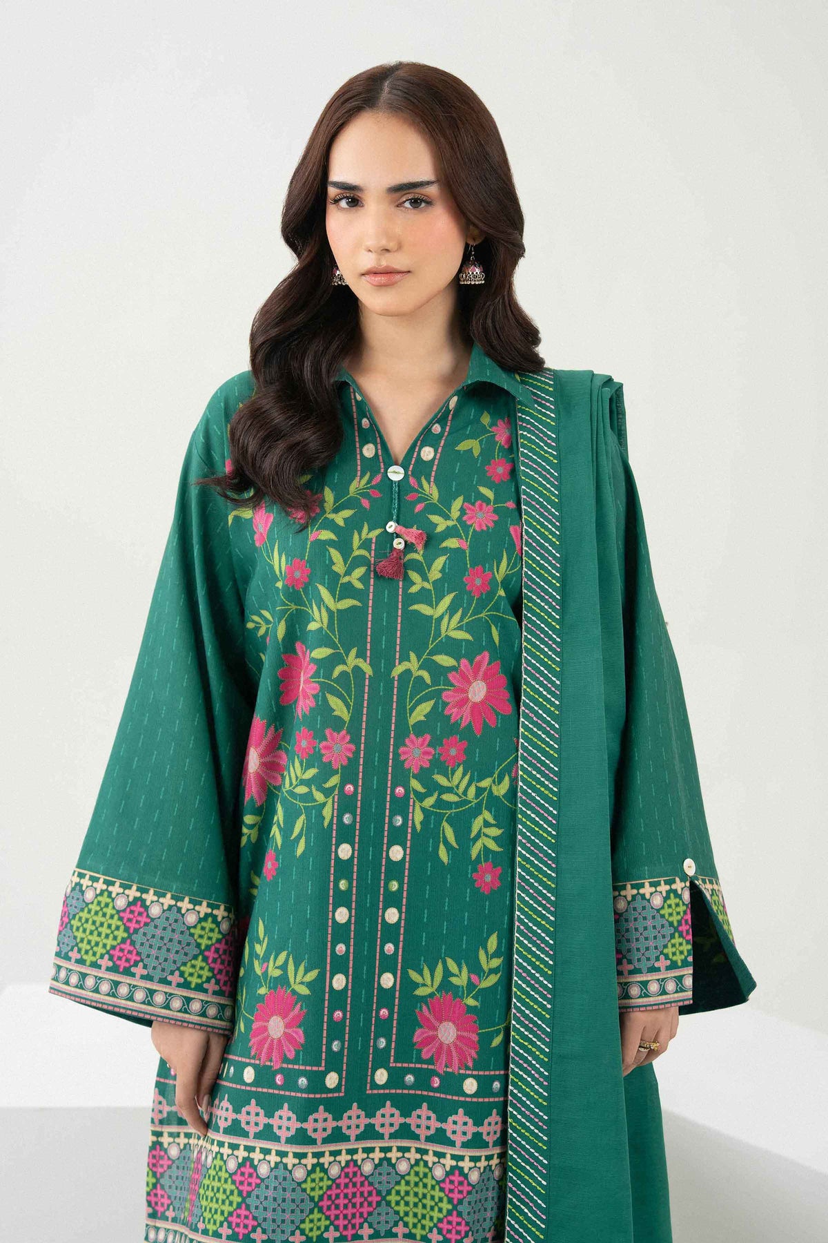 3 Piece - Printed Embroidered Suit - ST3PE-PRET26WV1-2 for Women -  Pret Collection | Nishat | Shop Online