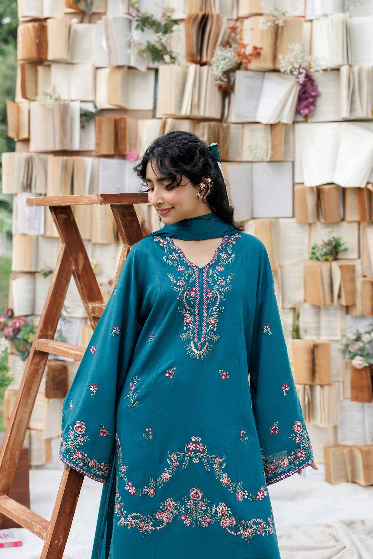 2 Piece - Embroidered Suit - ST3PE-PRET26WV1-21