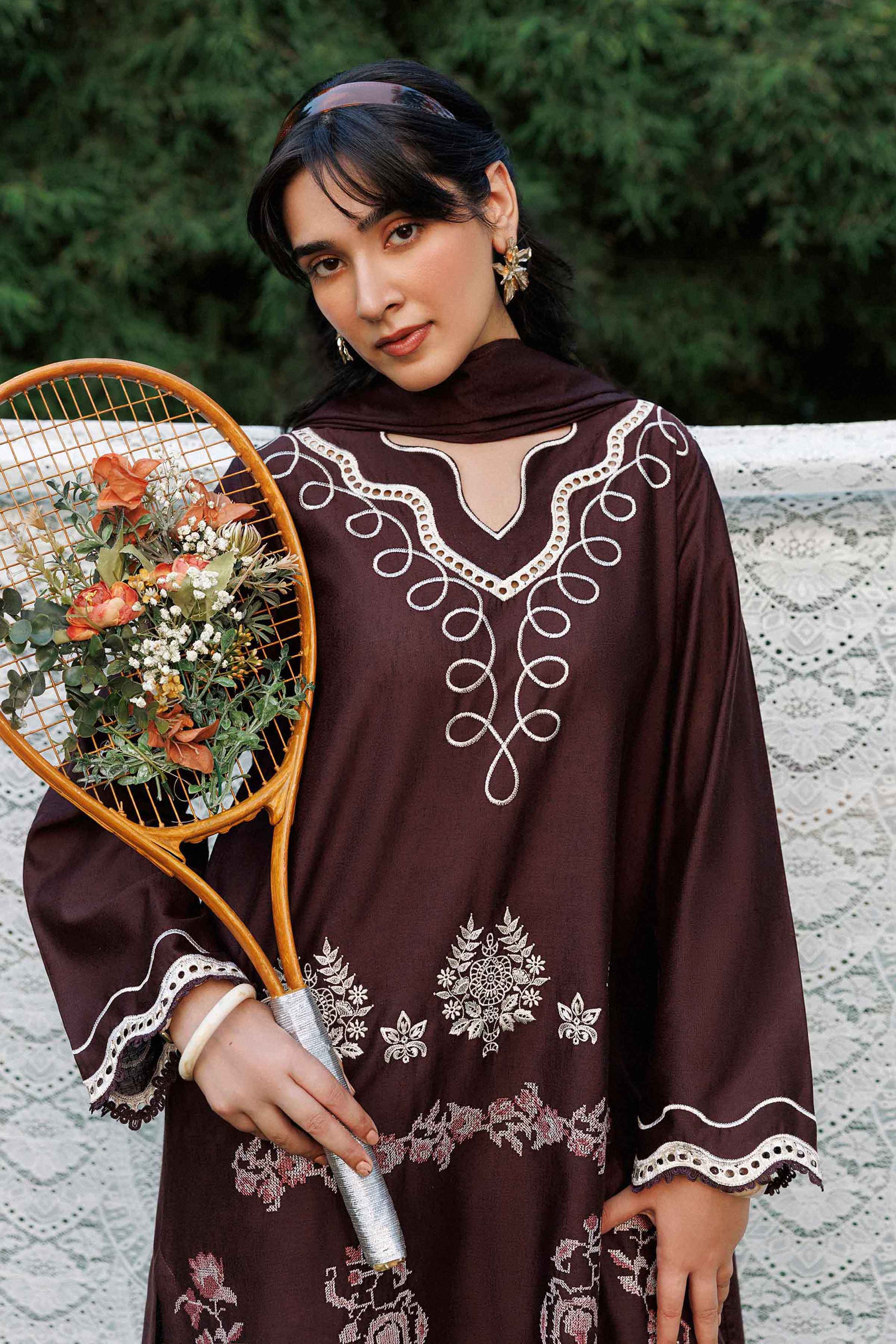 3 Piece - Embroidered Suit - ST3PE-PRET26WV1-22 for Women - Pret Collection | Nishat | Shop Online 