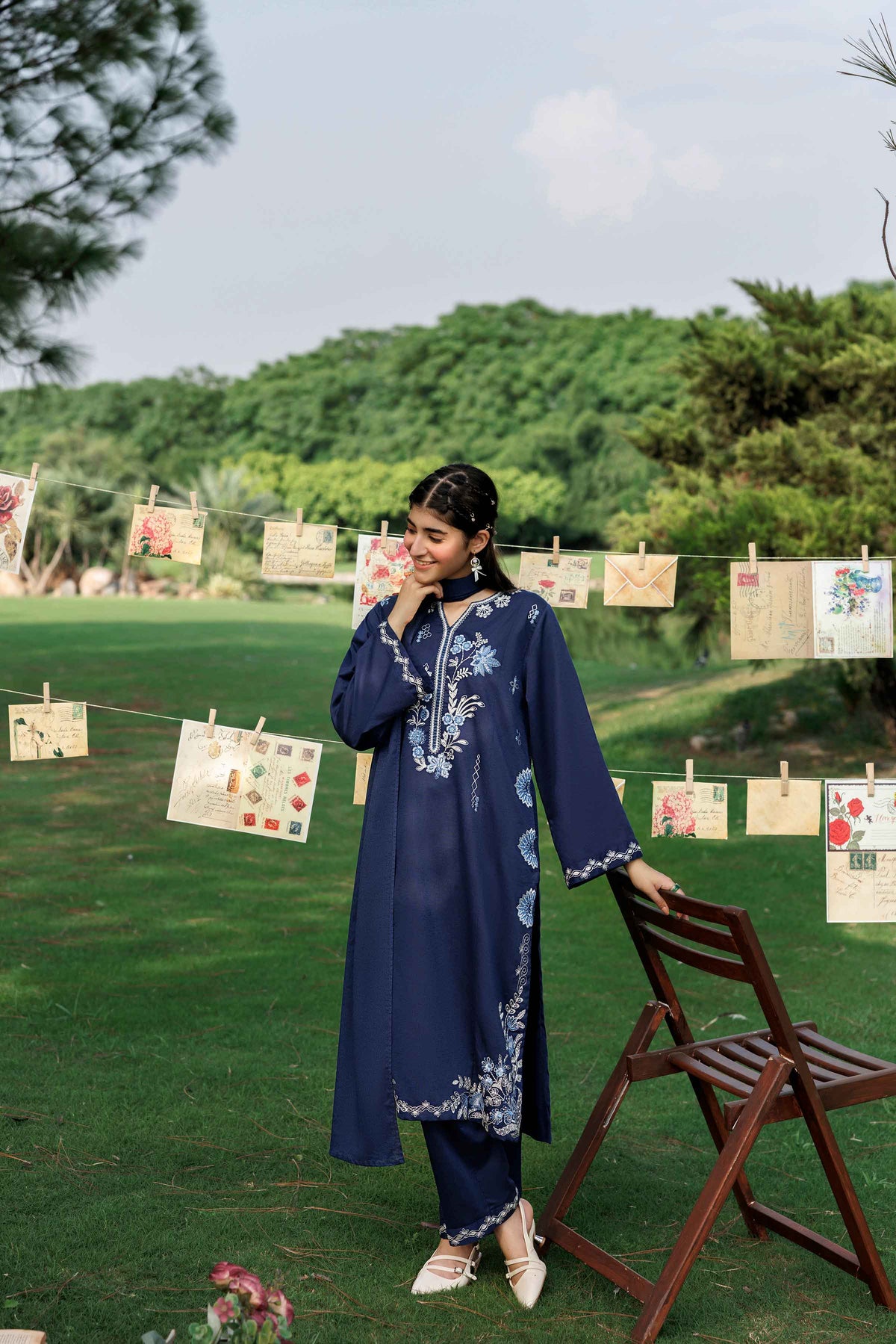 3 Piece - Embroidered Suit - ST3PE-PRET26WV1-23 for Women - Pret Collection | Nishat | Shop Online 
