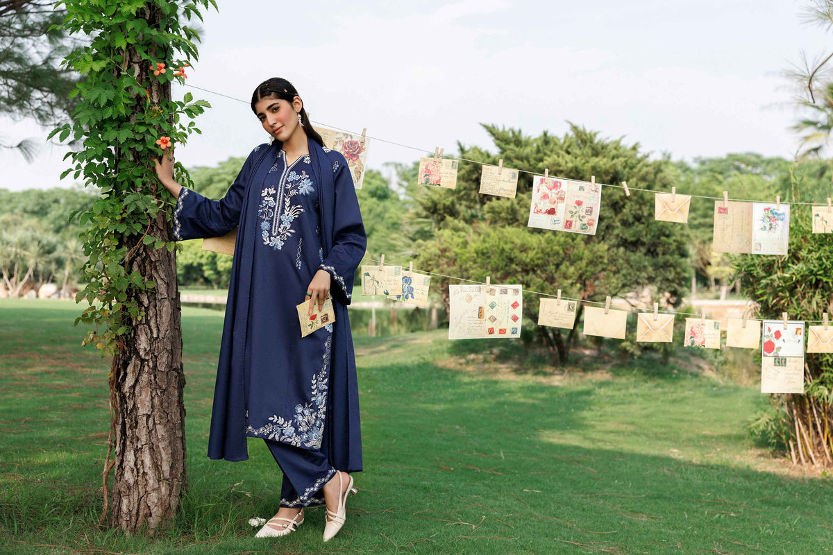 3 Piece - Embroidered Suit - ST3PE-PRET26WV1-23 for Women - Pret Collection | Nishat | Shop Online 