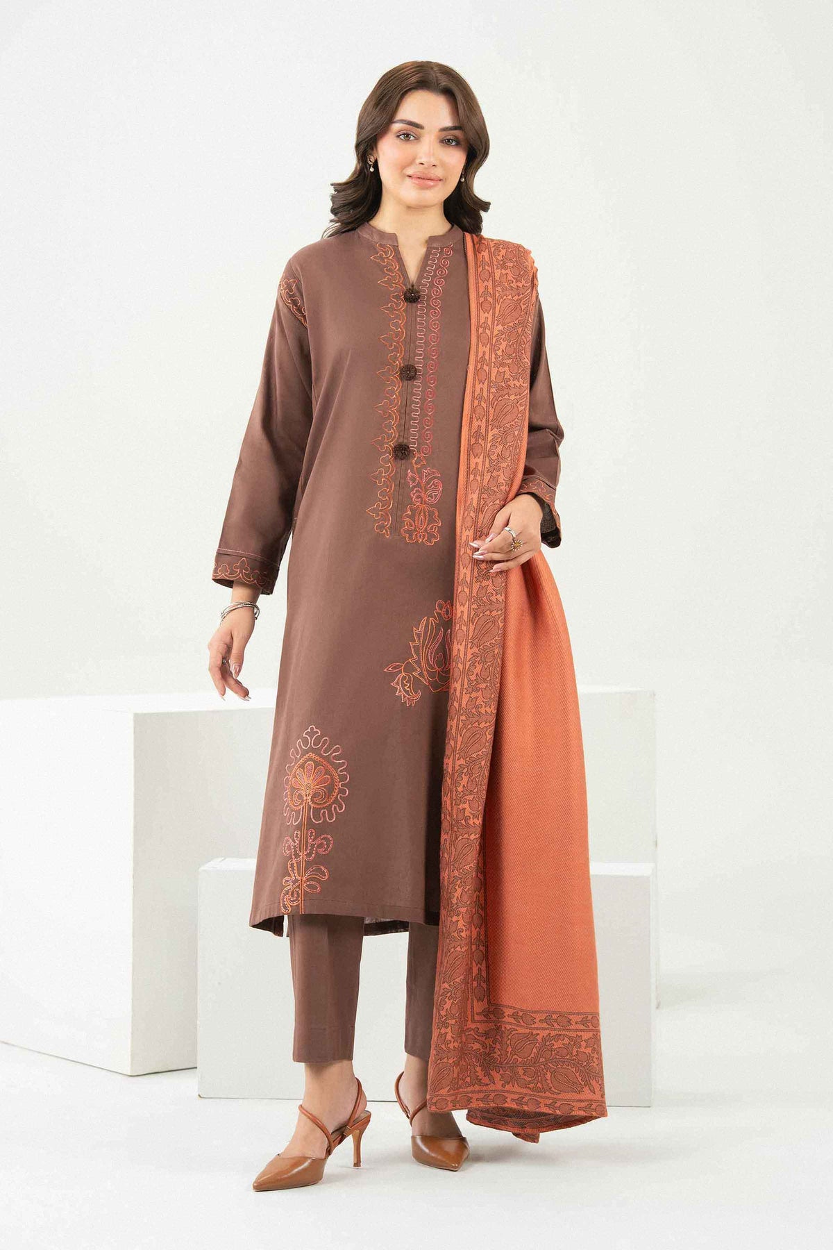 3 Piece - Embroidered Suit - ST3PE-PRET26WV2-11 for Women -  Pret Collection | Nishat | Shop Online