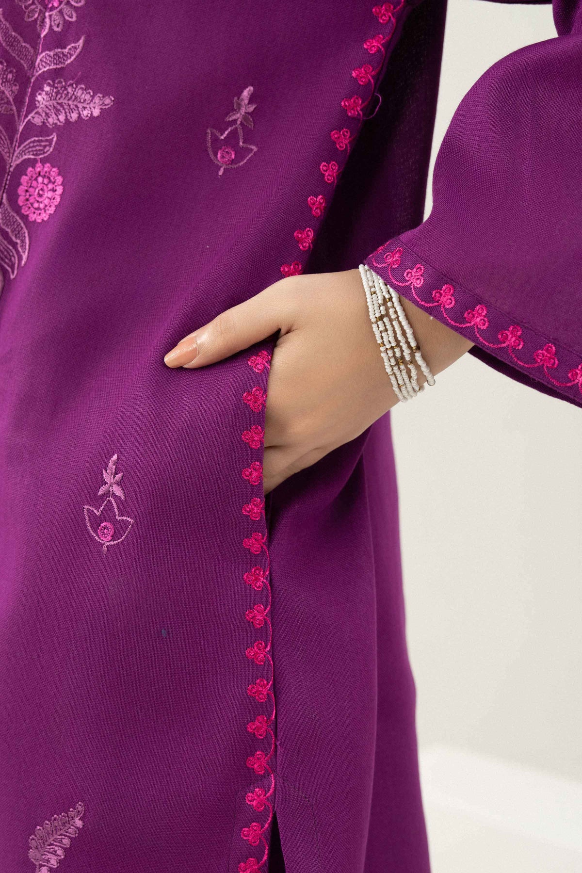3 PIECE - EMBROIDERED SUIT - ST3PE-PRET26WV2-14 for Women - Pret Collection | Nishat | Shop Online