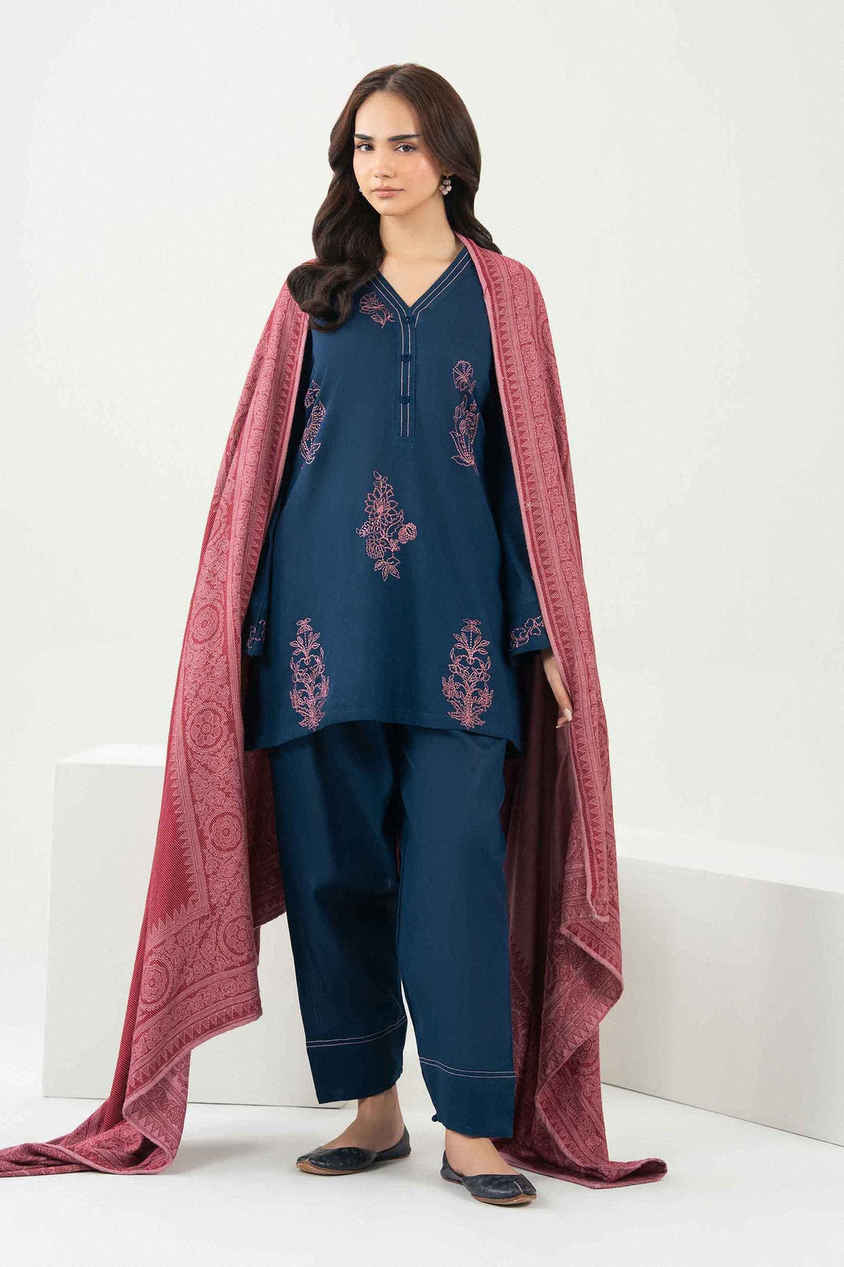 3 Piece - Embroidered Suit - ST3PE-PRET26WV2-15-for Women -  Pret Collection | Nishat | Shop Online 