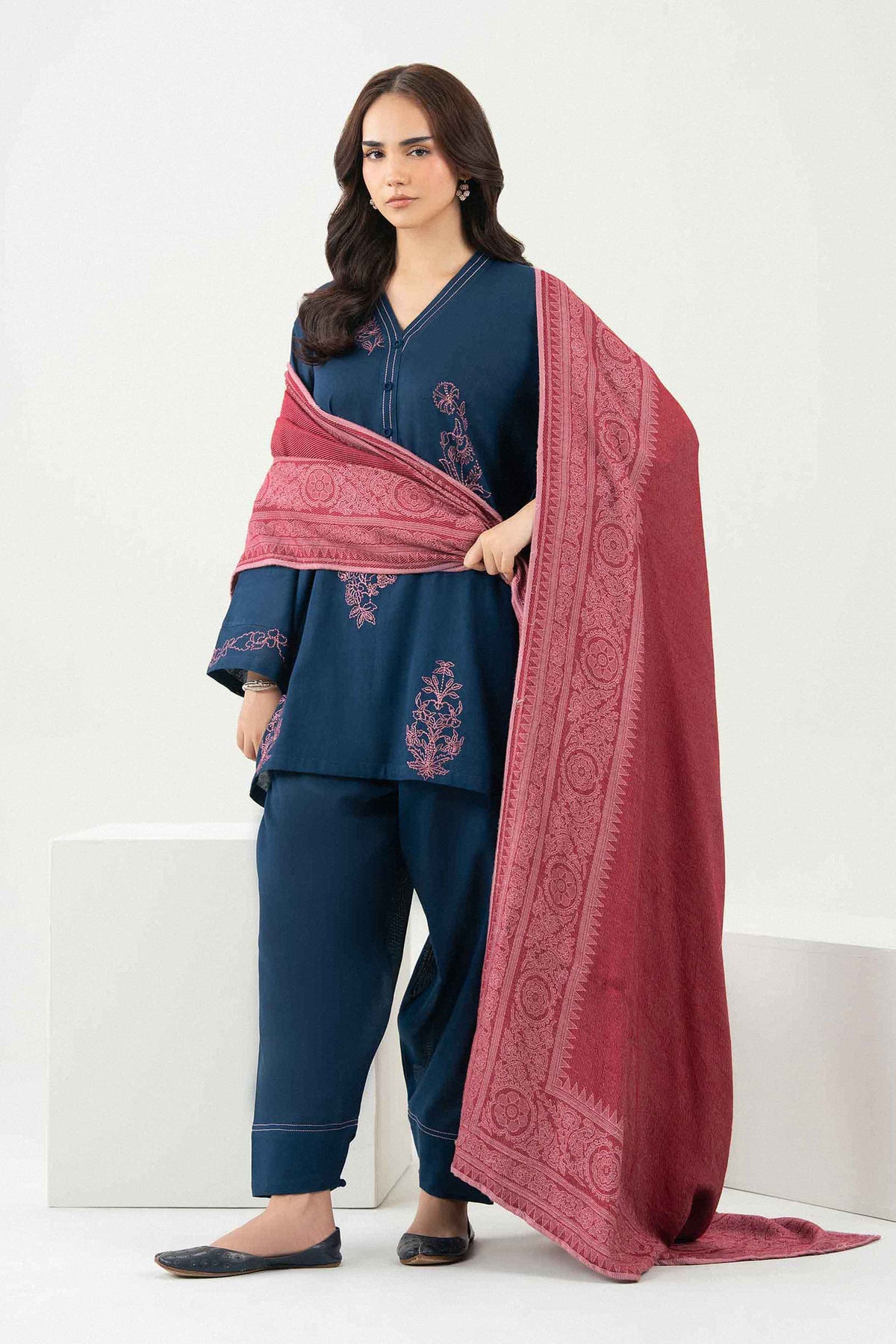 3 Piece - Embroidered Suit - ST3PE-PRET26WV2-15-for Women -  Pret Collection | Nishat | Shop Online 