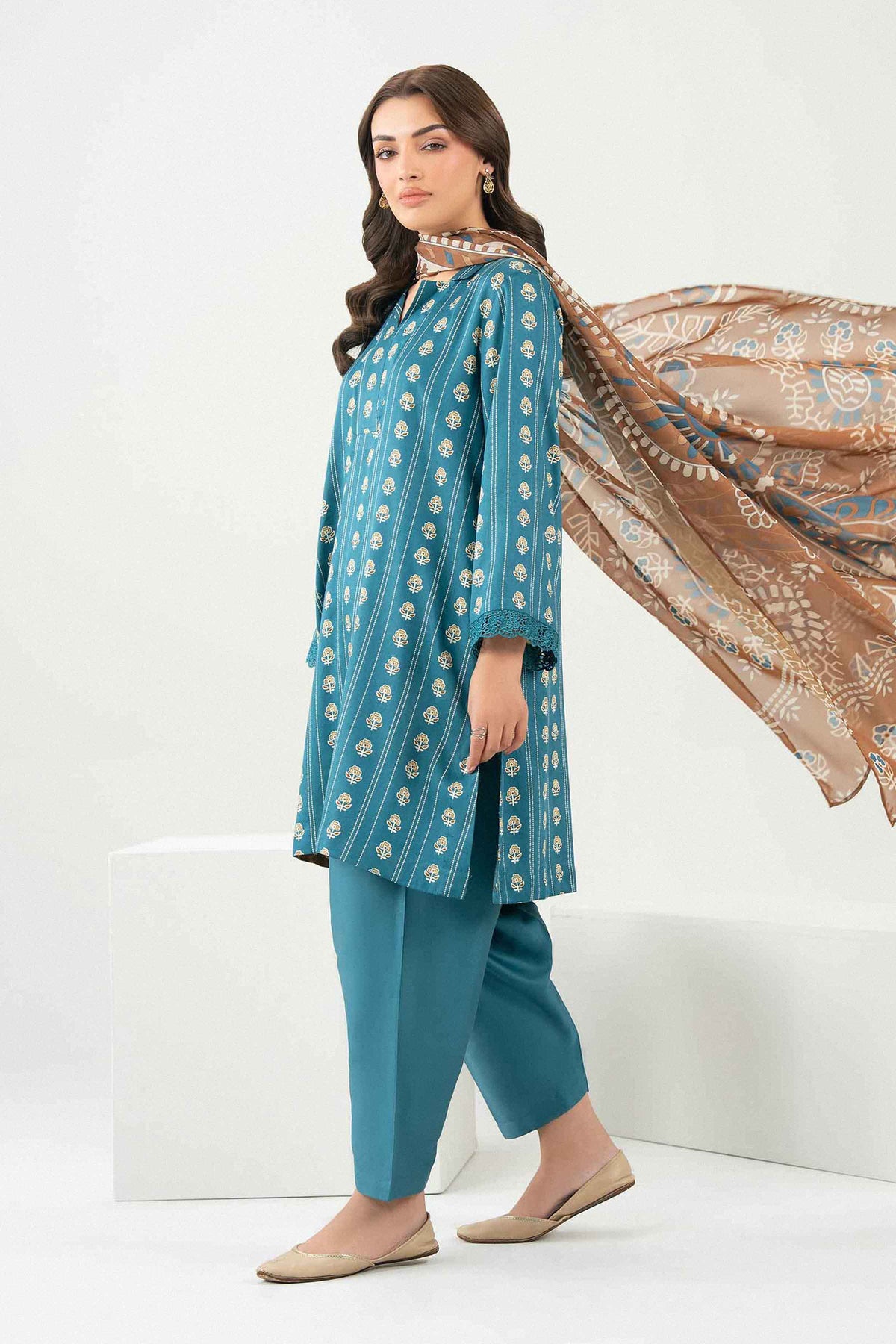 3 Piece - Printed Embroidered Suit - ST3PE-PRET26WV2-24 for Women -  Pret Collection | Nishat | Shop Online