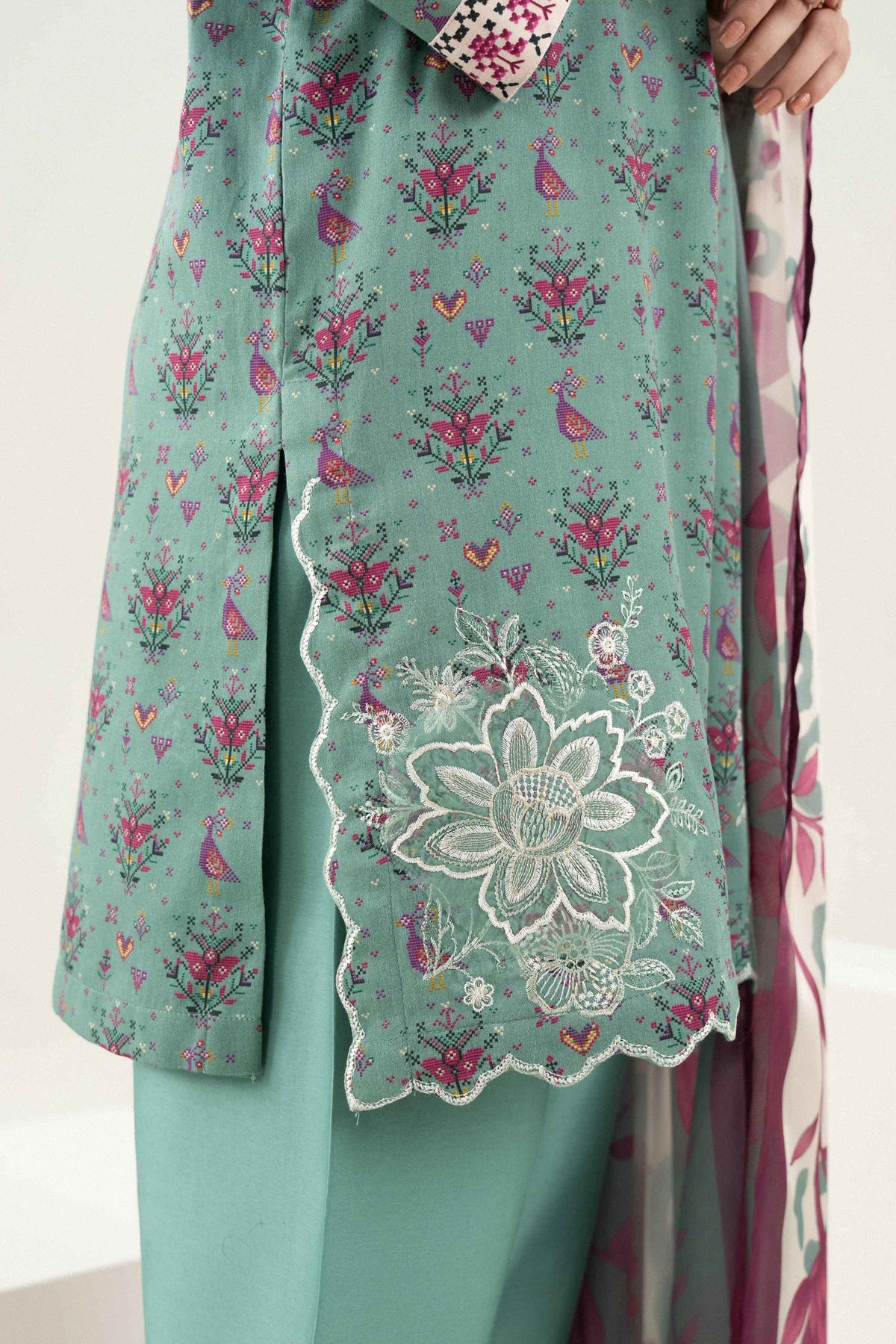 3 PIECE - PRINTED EMBROIDERED SUIT - ST3PE-PRET26WV2-25 for Women - Pret Collection | Nishat | Shop Online
