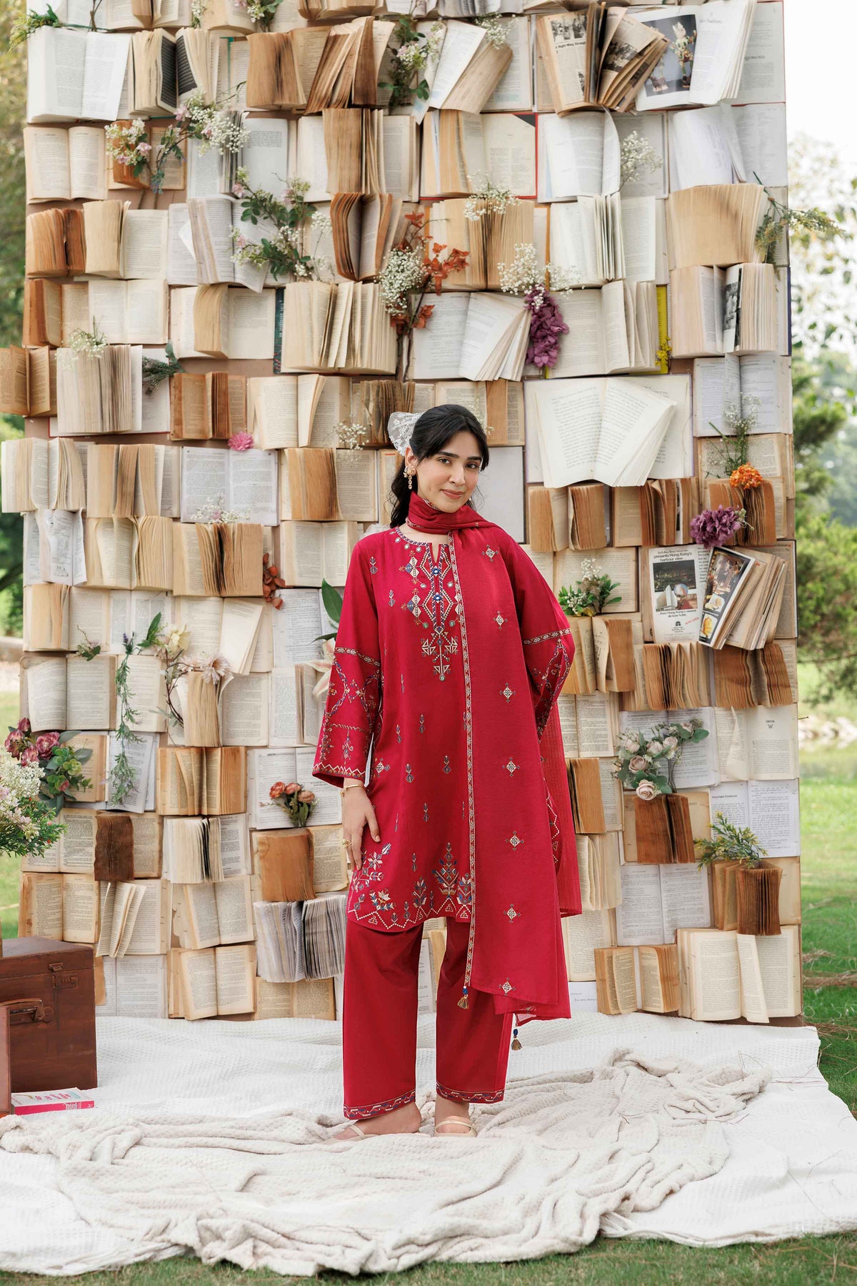 3 Piece - Embroidered Suit - ST3PE-PRET26WV2-30 for Women - Pret Collection | Nishat | Shop Online 