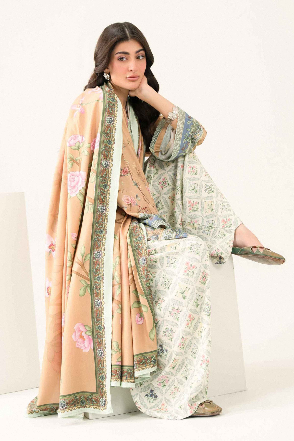 3 Piece - Printed Embroidered Suit - ST3PE-PRET26WV3-18 for Women -  Pret Collection | Nishat | Shop Online