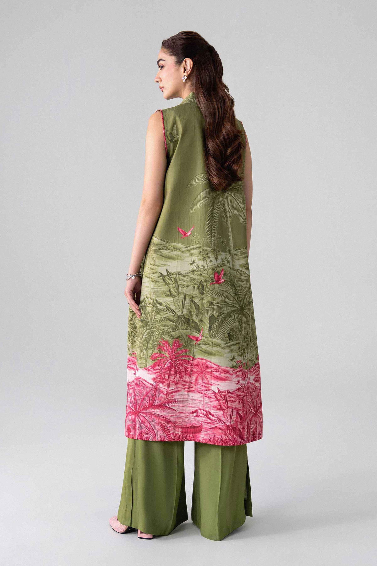 2 Piece - Digital Printed Suit - U2ST-NISHA26WV1-1