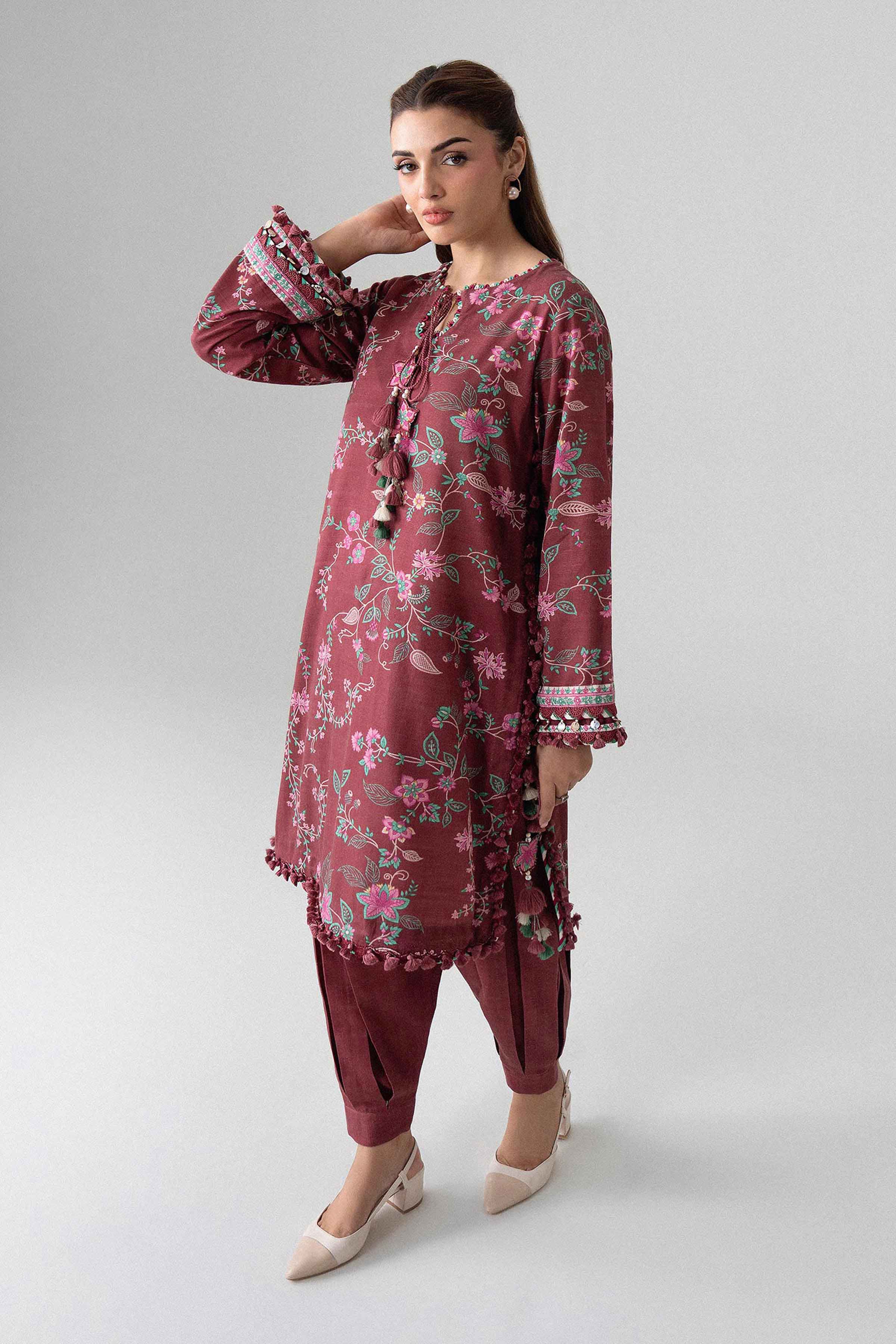 2 Piece - Printed Suit - U2ST-NISHA26WV1-17 for Women - Unstitched Collection | Nishat | Shop Online