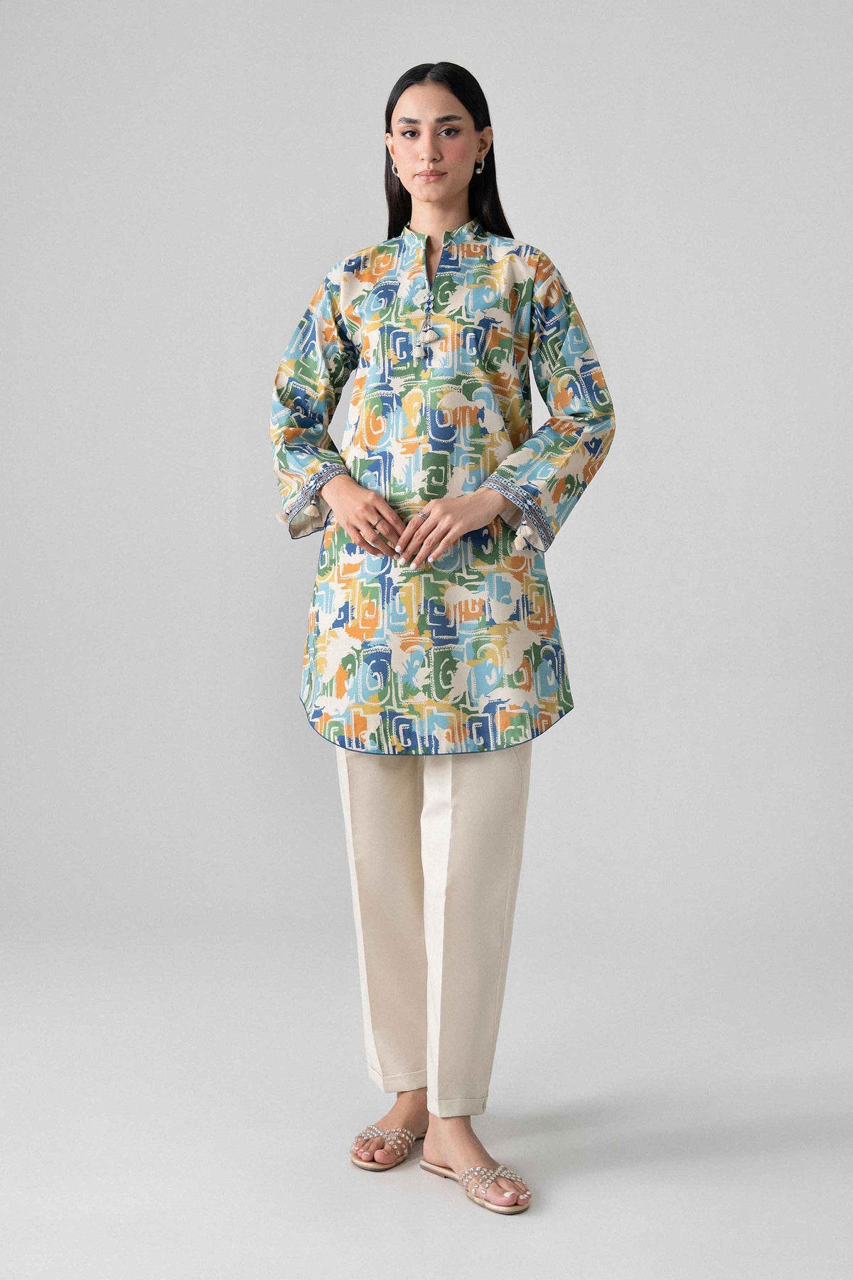 2 Piece - Printed Suit - U2ST-NISHA26WV1-23 for Women - Unstitched Collection | Nishat | Shop Online