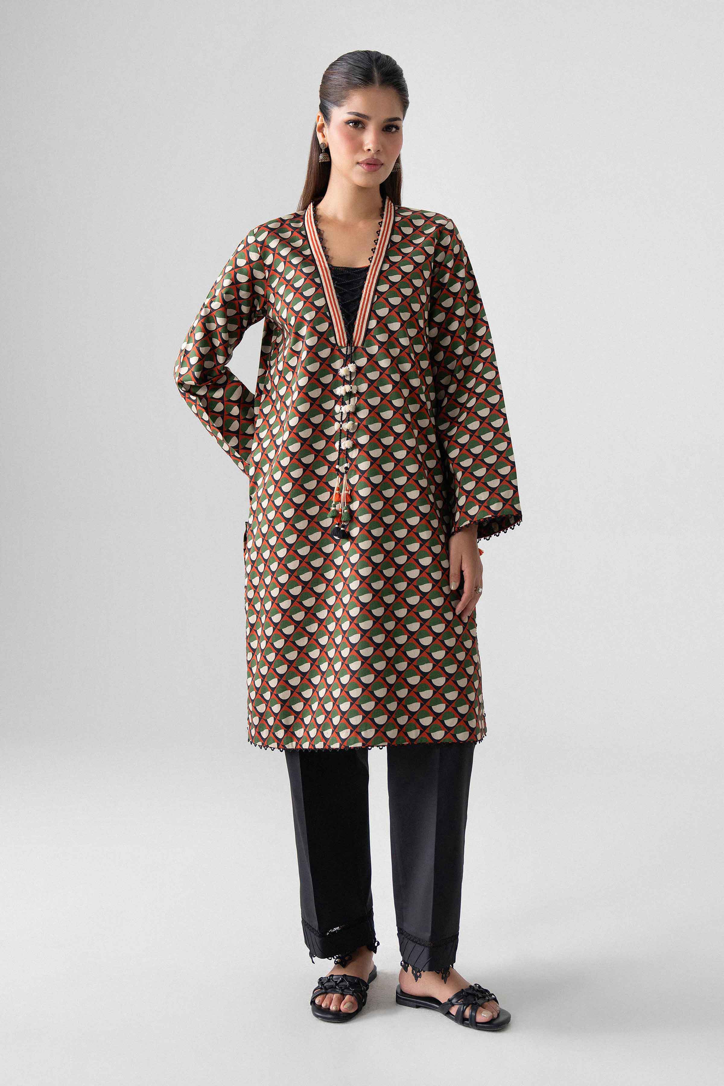 2 Piece - Printed Suit - U2ST-NISHA26WV1-25 for Women - Unstitched Collection | Nishat | Shop Online