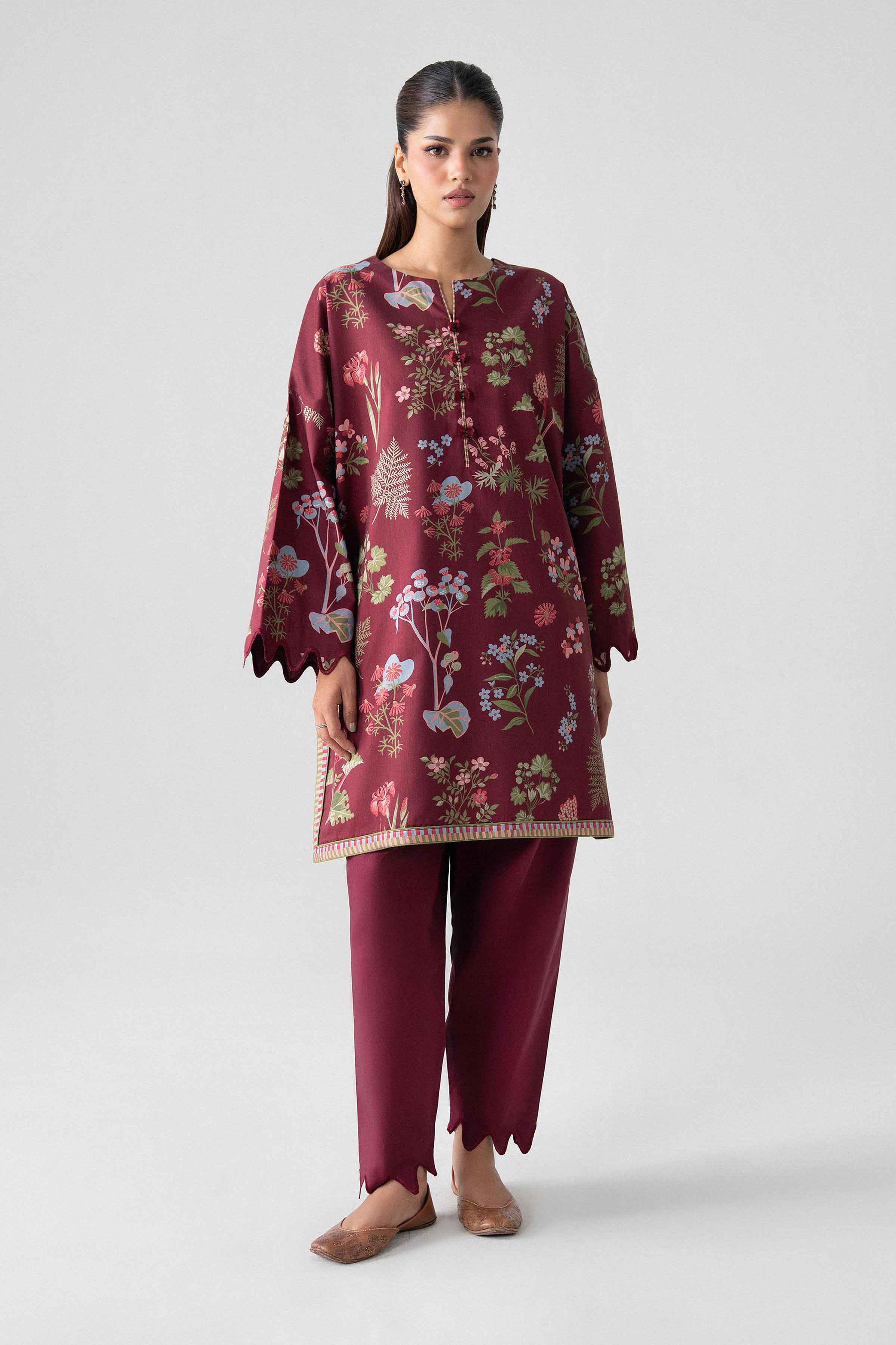 2 Piece - Printed Suit - U2ST-NISHA26WV1-28 for Women - Unstitched Collection | Nishat | Shop Online