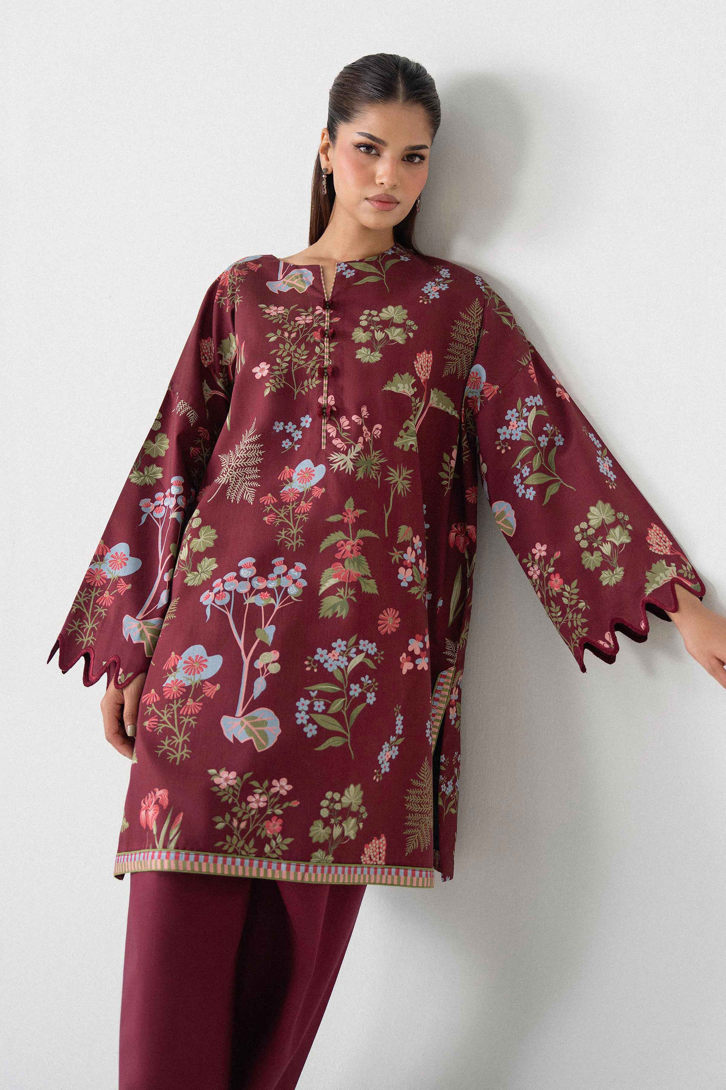 2 Piece - Printed Suit - U2ST-NISHA26WV1-28 for Women - Unstitched Collection | Nishat | Shop Online