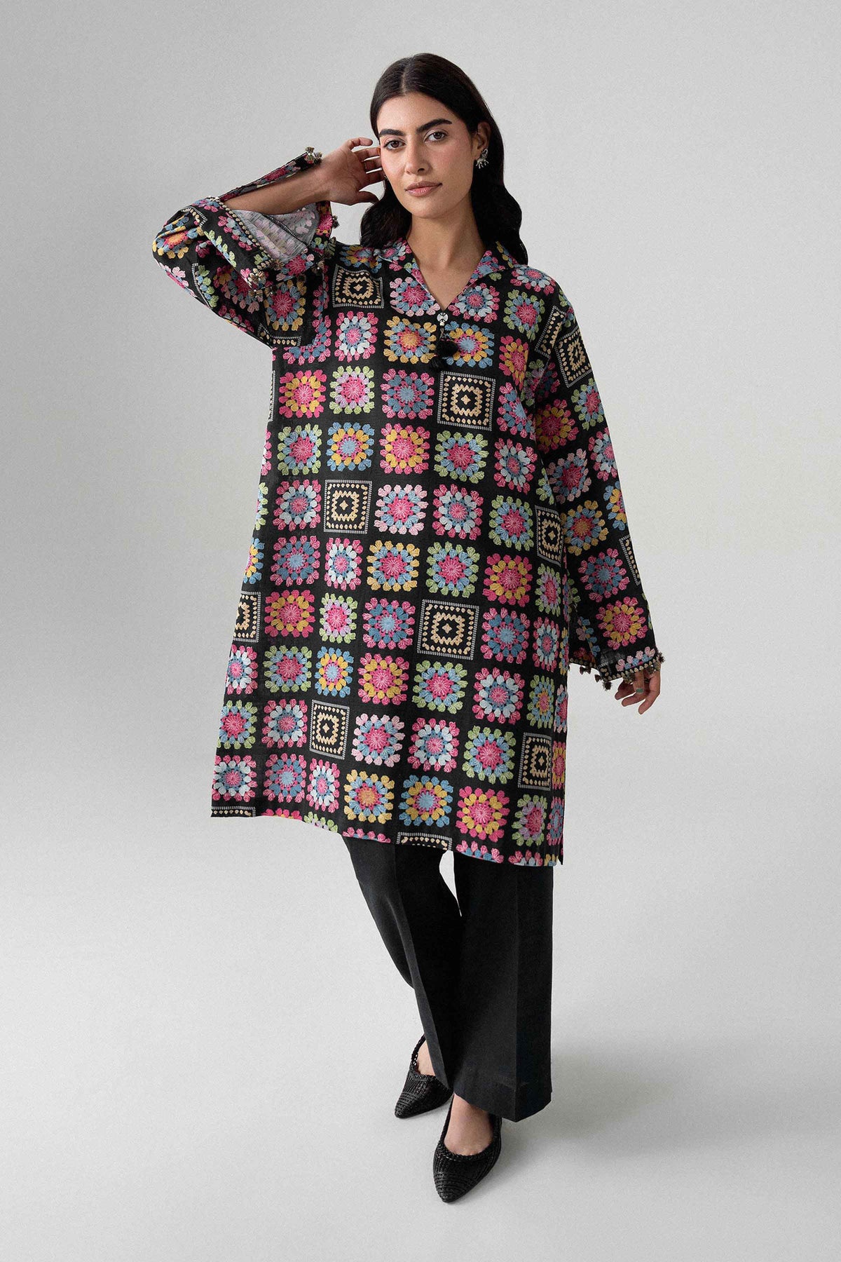 2 Piece - Printed Suit - U2ST-NISHA26WV1-32