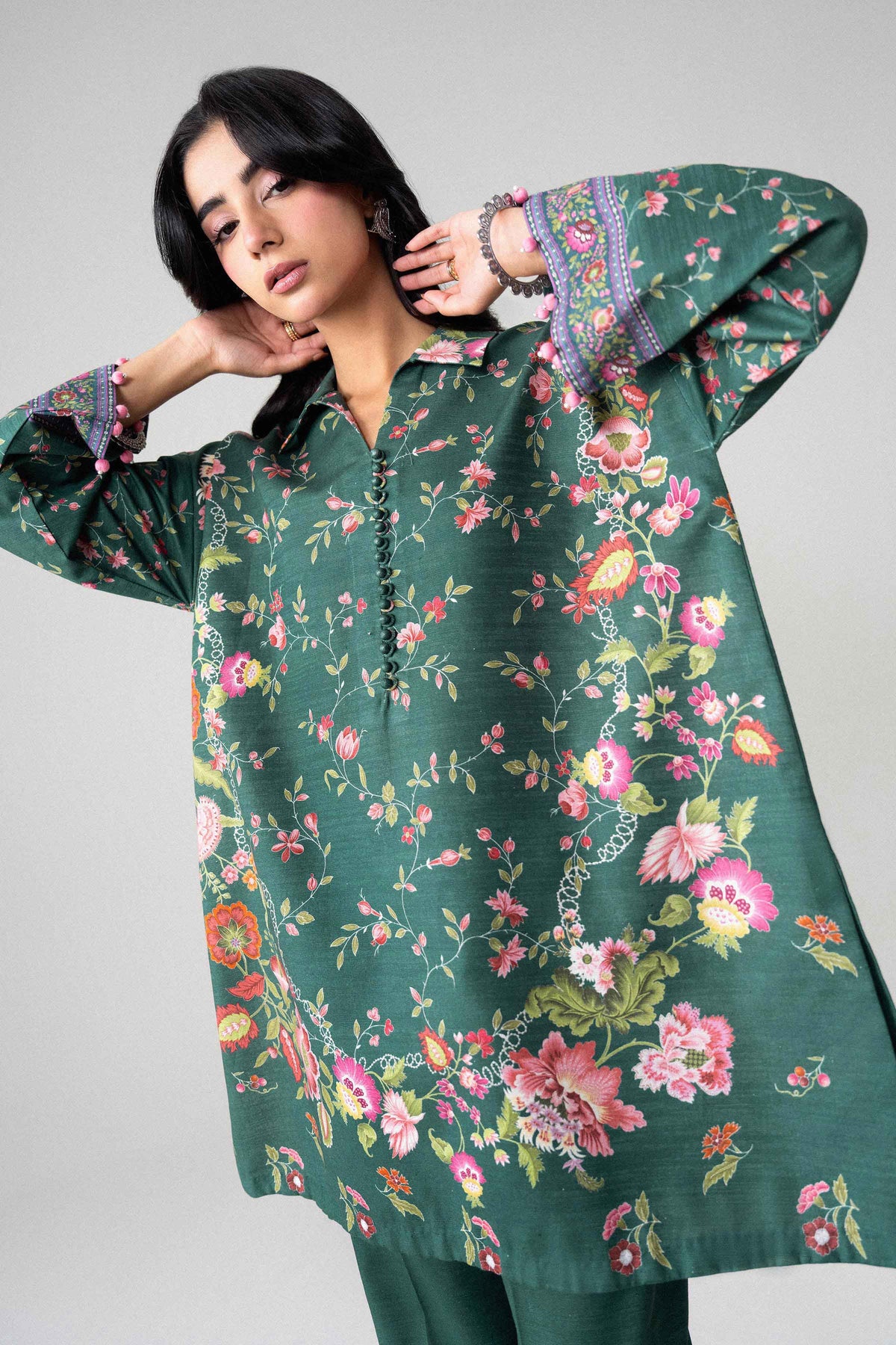 2 Piece - Digital Printed Suit - U2ST-NISHA26WV1-38