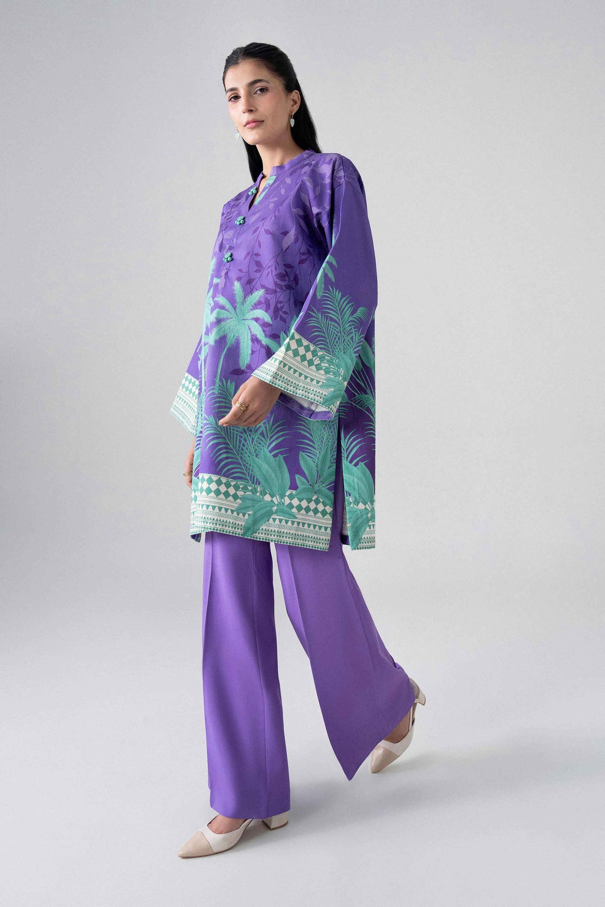 2 Piece - Digital Printed Suit - U2ST-NISHA26WV1-4