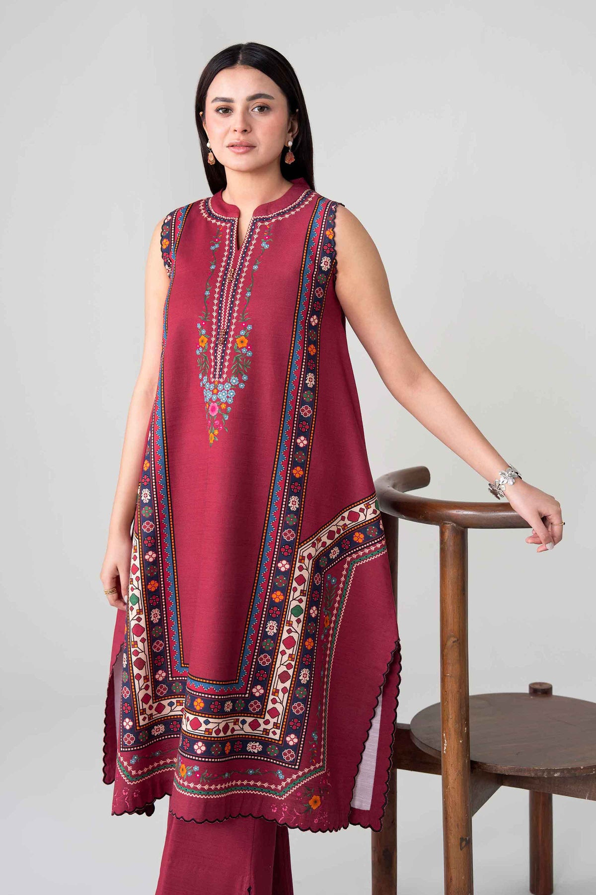 2 Piece - Digital Printed Suit - U2ST-NISHA26WV1-45