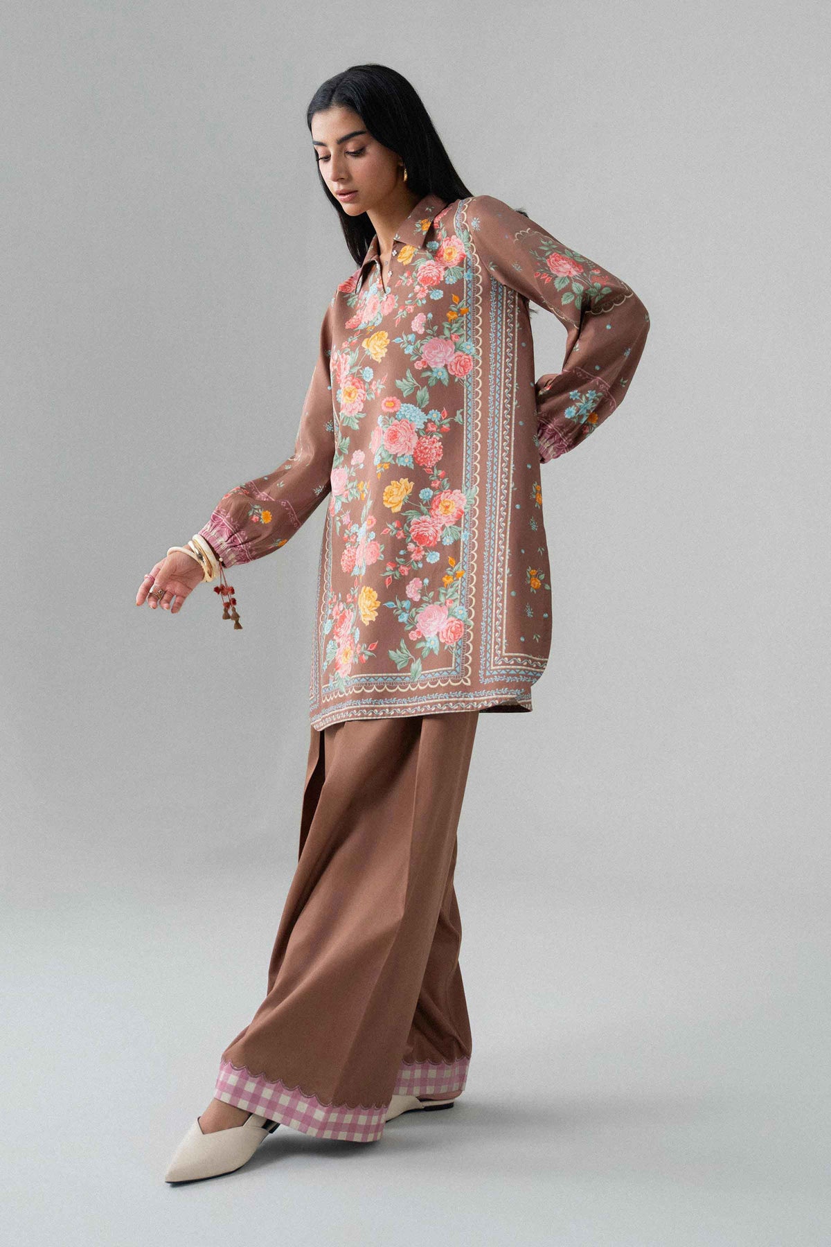 2 Piece - Digital Printed Suit - U2ST-NISHA26WV1-9