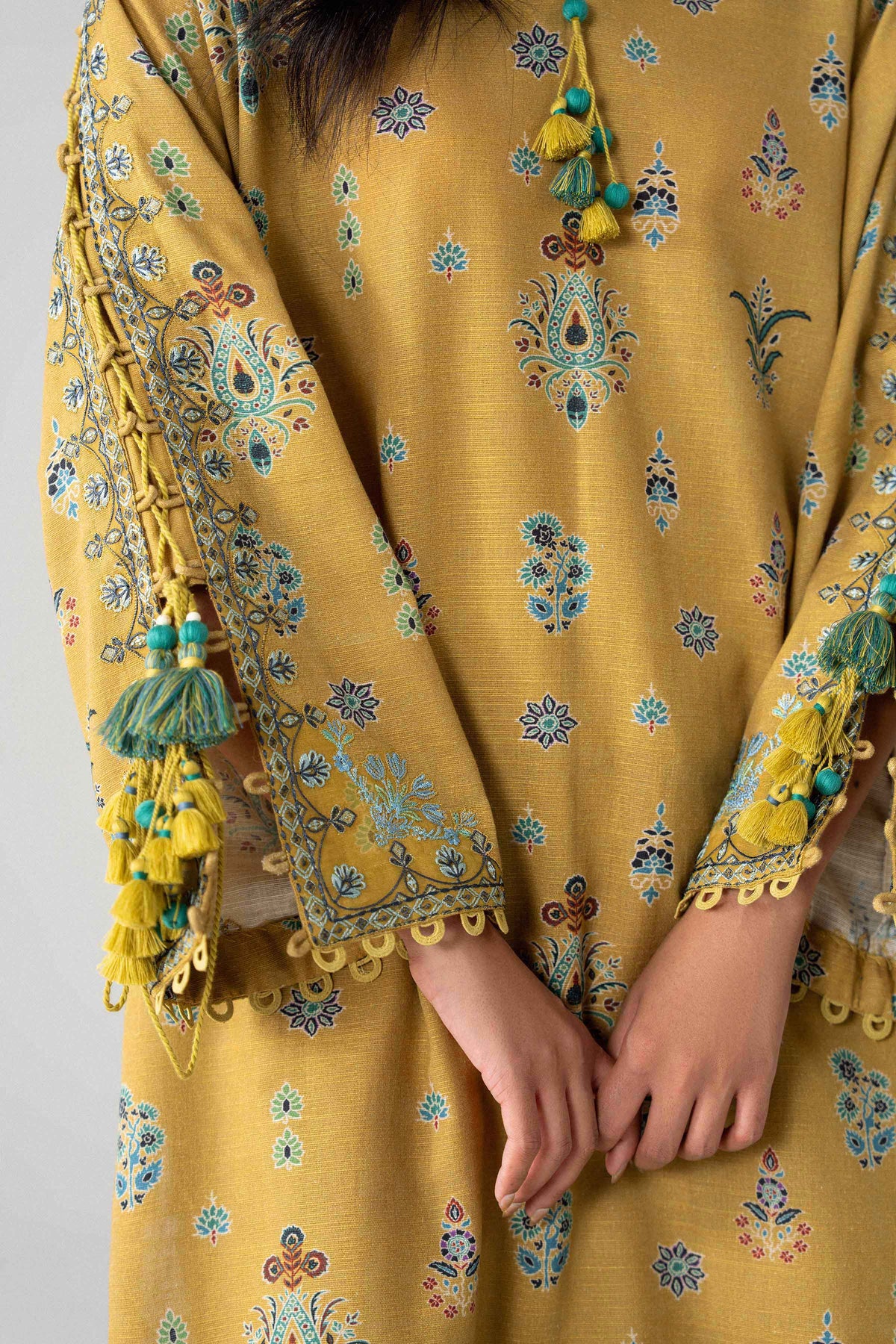 2 Piece - Printed Embroidered Suit - U2STE-NISHA26WV1-10 for Women - Unstitched Collection | Nishat | Shop Online