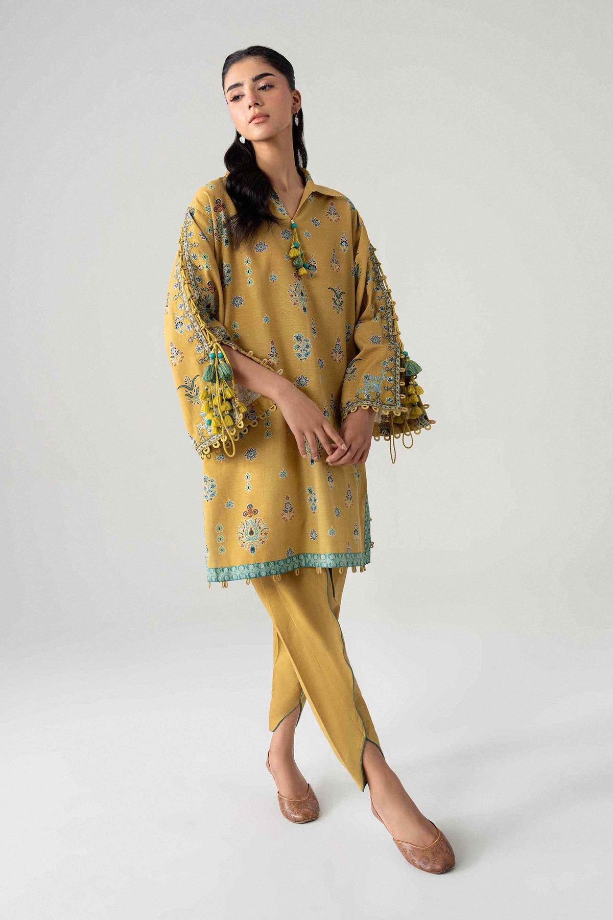 2 Piece - Printed Embroidered Suit - U2STE-NISHA26WV1-10 for Women - Unstitched Collection | Nishat | Shop Online